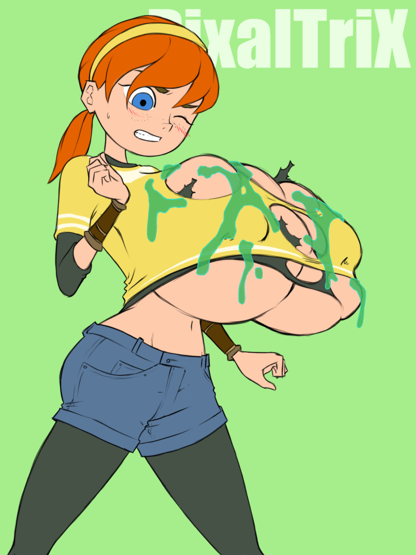 April Gets "Bigger" page 1 full
