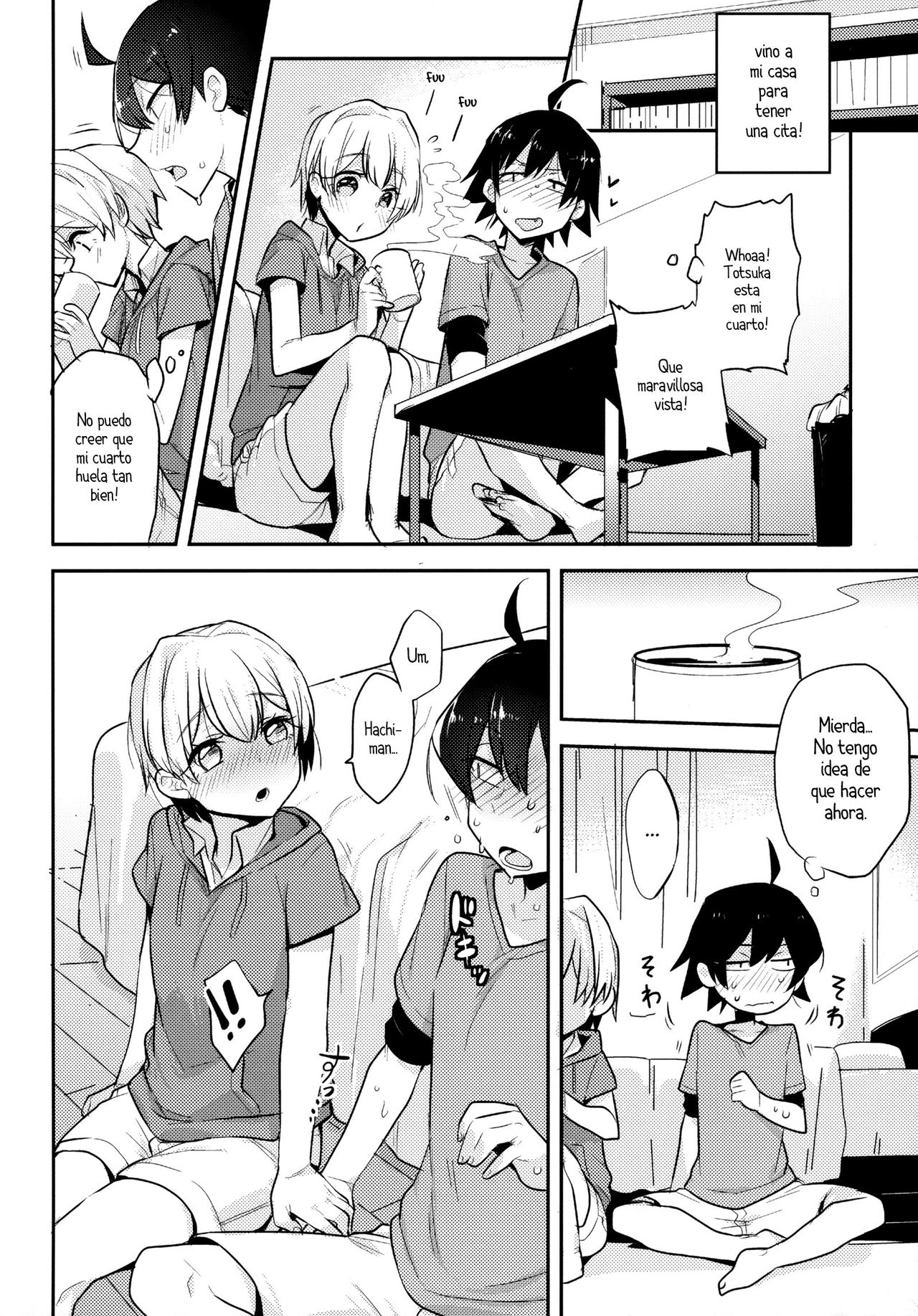 Cute Angel Totsuka Turns Hachiman into His Bitch with His Elephant Cock page 5 full