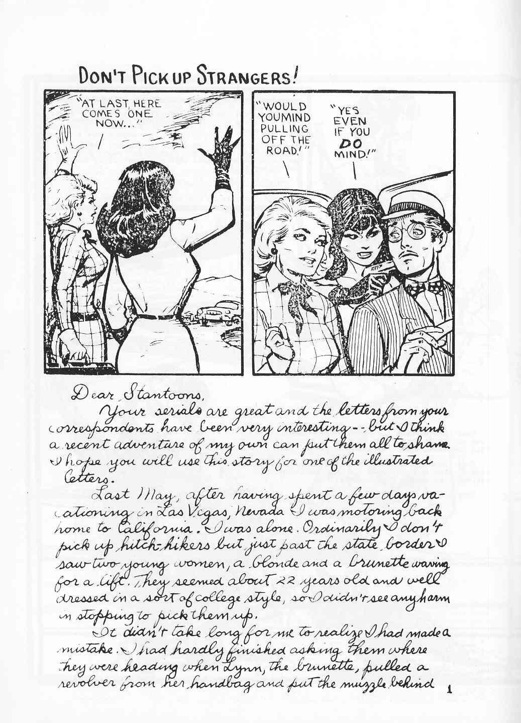 Don't pick up strangers page 1 full
