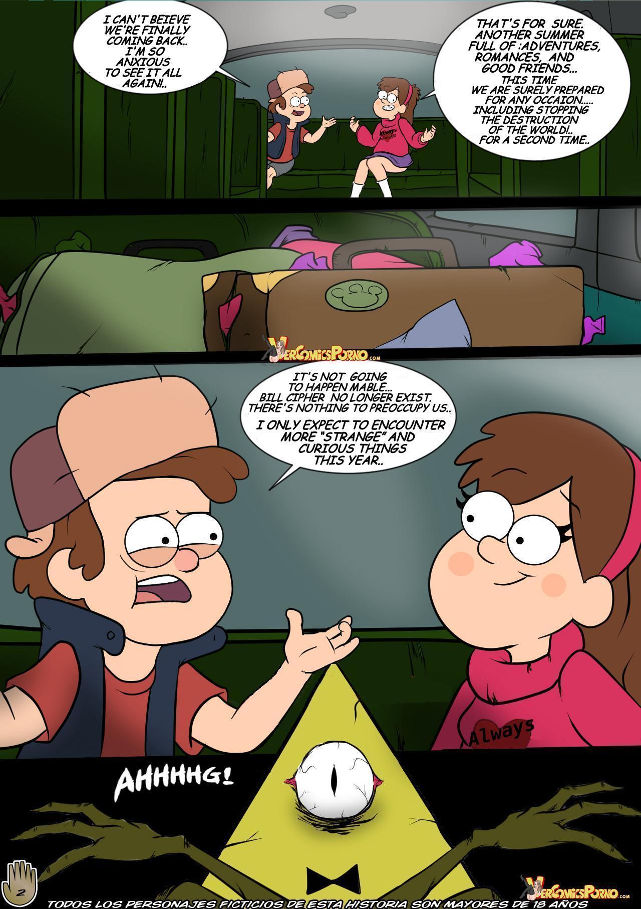 GRAVITY FALLS VOL.1" ONE SUMMER OF PLEASURE", THE DIRTY OLD BASTARD'S ENGLISH EDITION..7-19-16 page 7 full