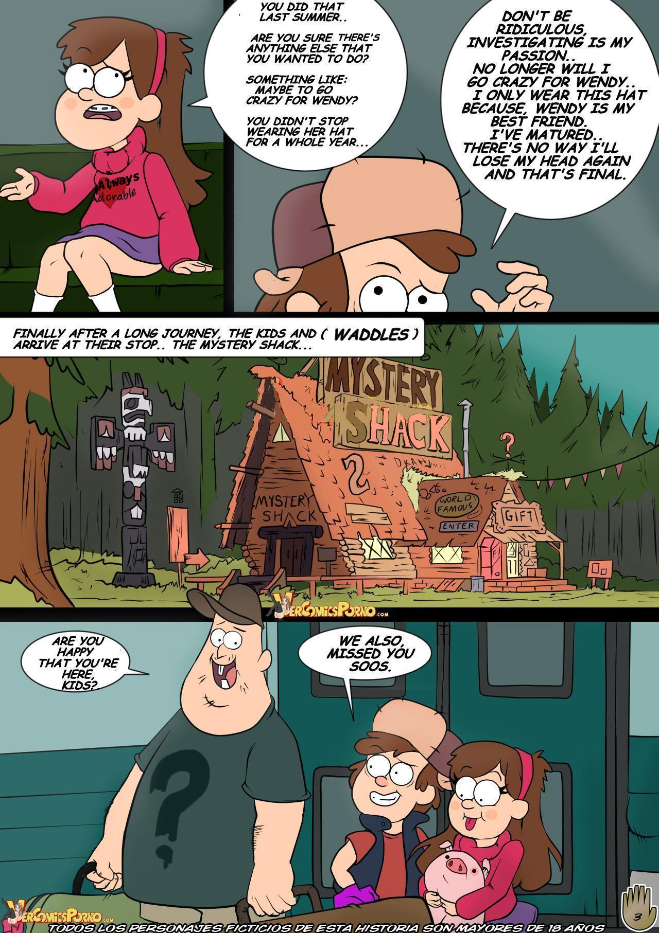 GRAVITY FALLS VOL.1" ONE SUMMER OF PLEASURE", THE DIRTY OLD BASTARD'S ENGLISH EDITION..7-19-16 page 8 full
