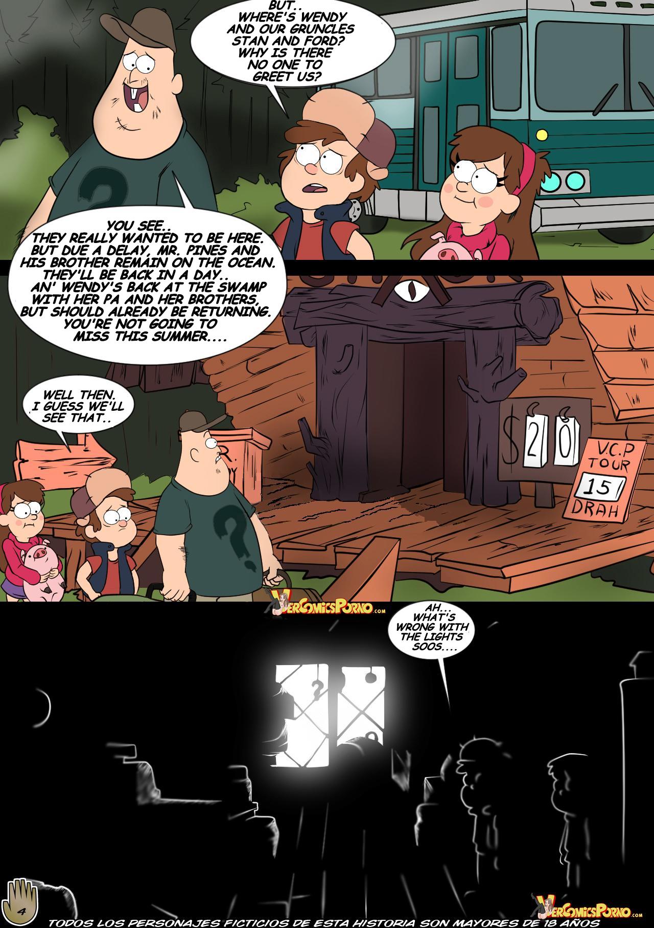 GRAVITY FALLS VOL.1" ONE SUMMER OF PLEASURE", THE DIRTY OLD BASTARD'S ENGLISH EDITION..7-19-16 page 9 full