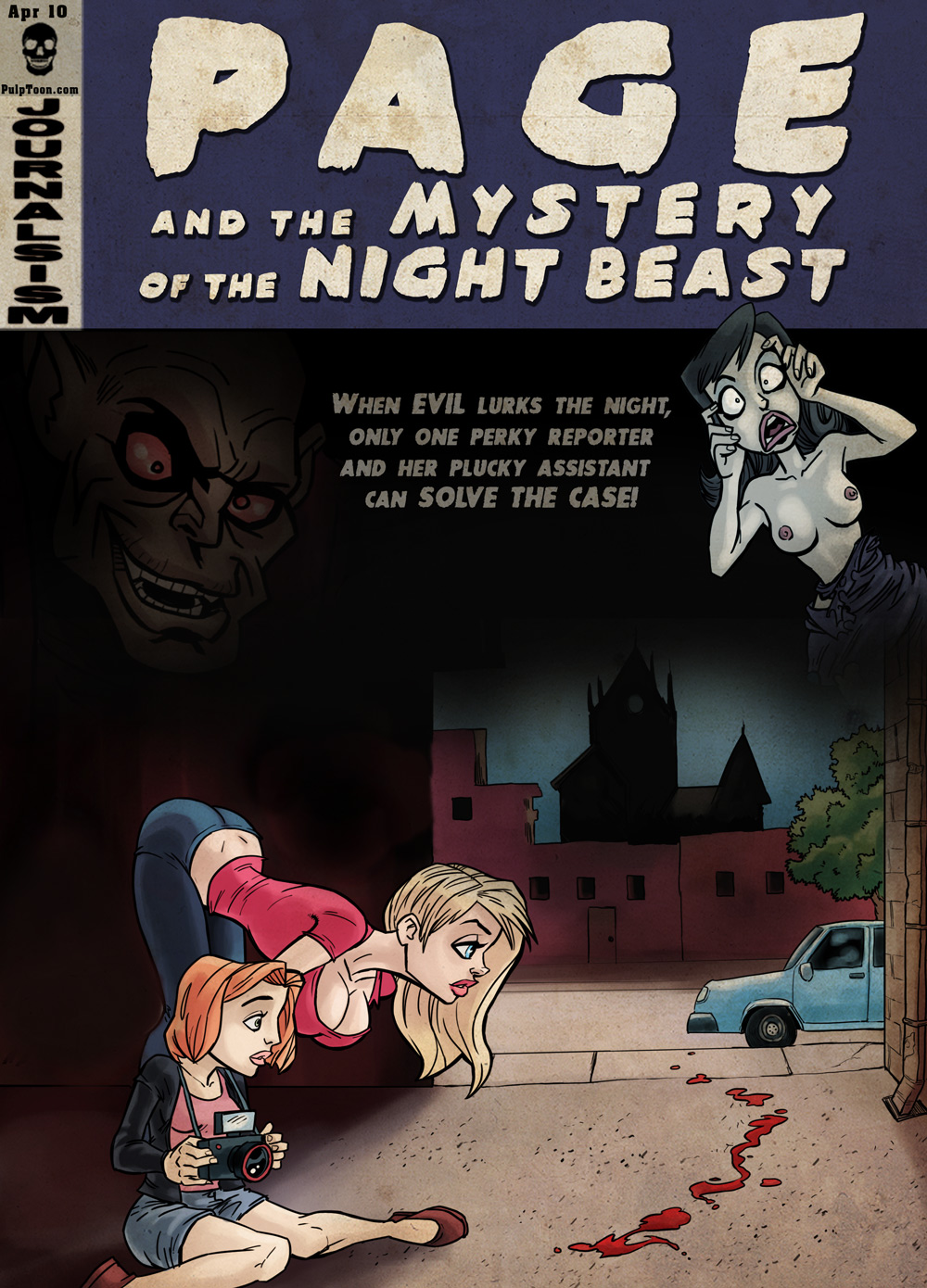 PAGE AND THE MISTERY OF THE NIGHT BEAST page 1 full