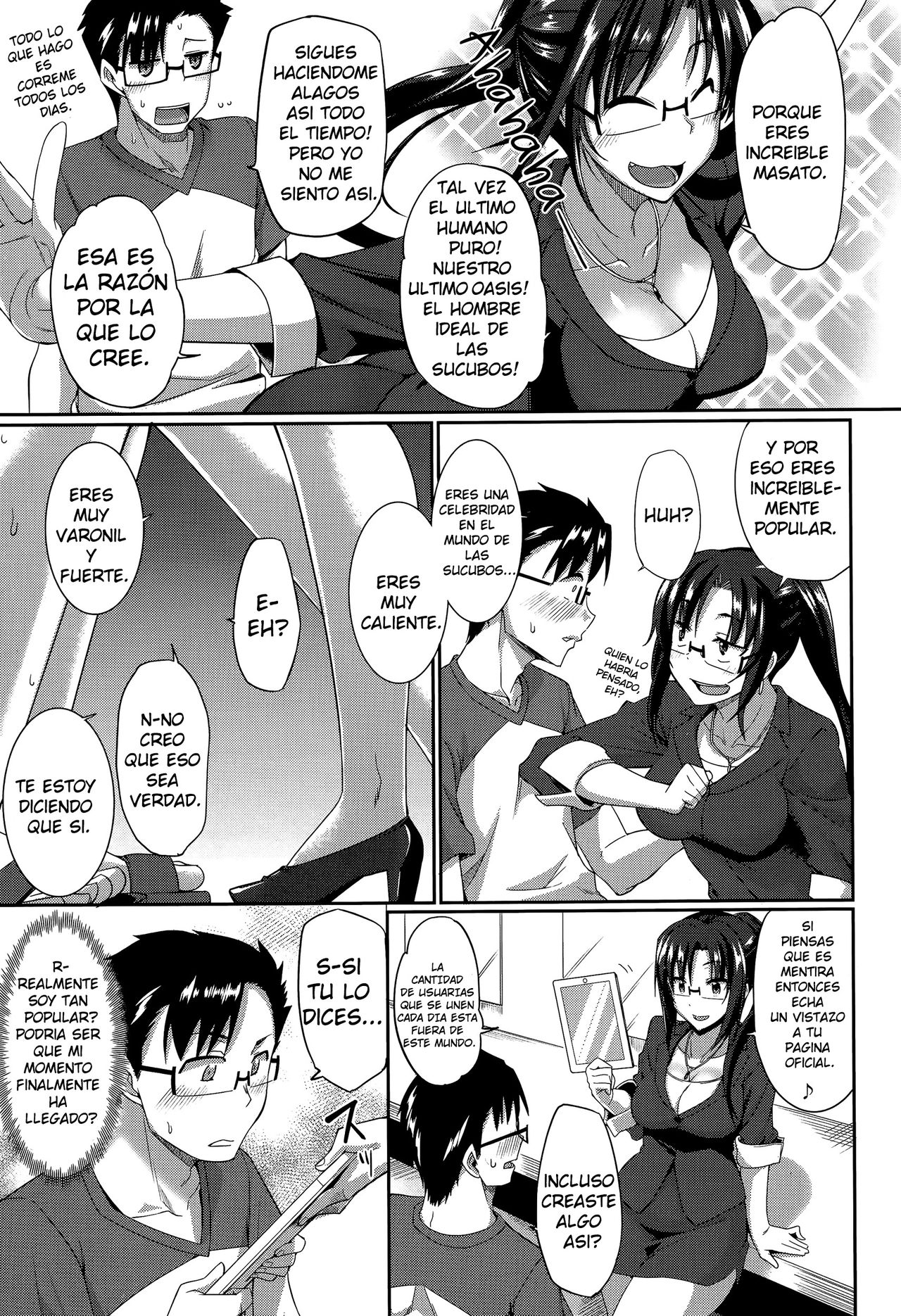 Inma no Mikata! ~Kyuusei-nushi no Oshigoto wa~ | Succubi's Supporter! ~El Trabajo del Rey Semen~ page 3 full