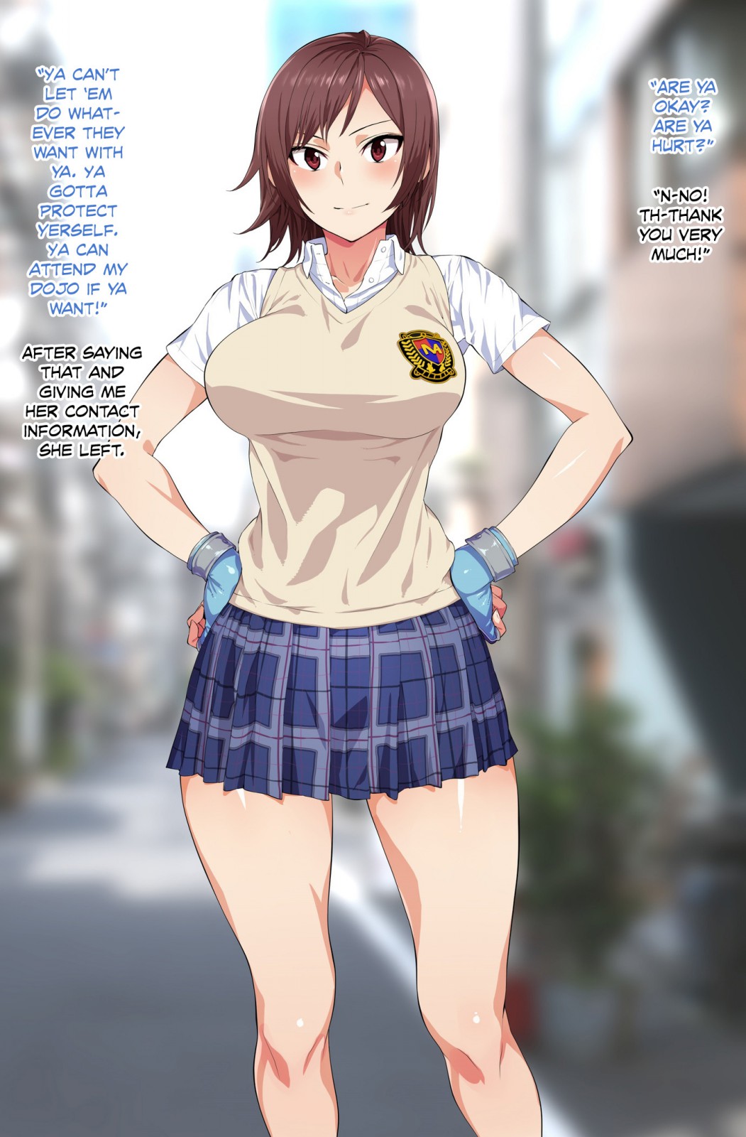 Tsuyokute Yasashii Anoko ga Ossan Aite ni Enkou Shiteiru Douga o Hakken Shiteshimatta page 5 full