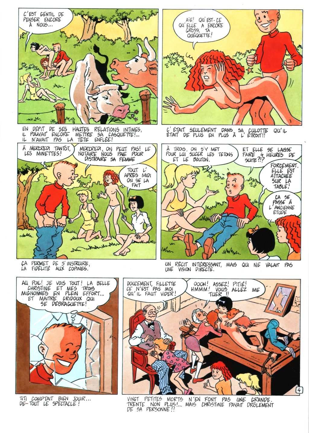 Titi Fricoteur - Volume 2:  Le coq du village page 7 full