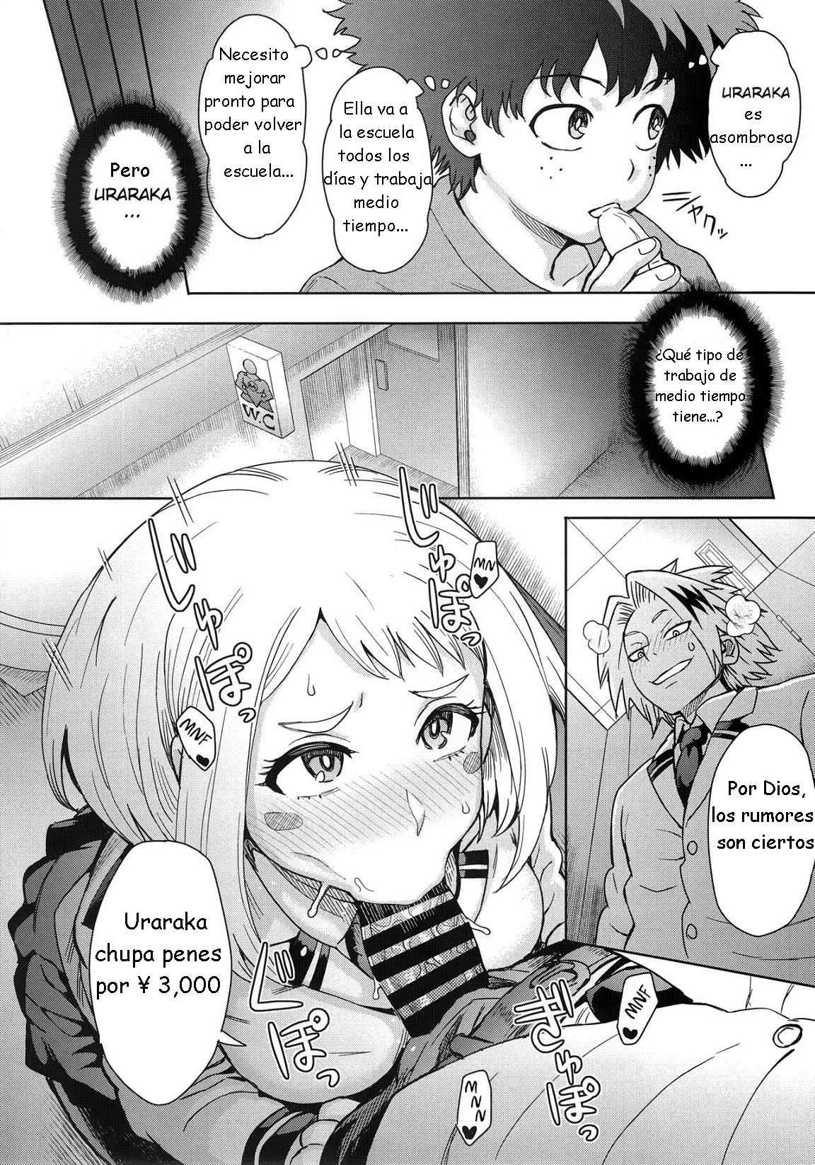 Uraraka Ura Fuuzoku | Detrás de escena de prostitución Uraraka page 3 full