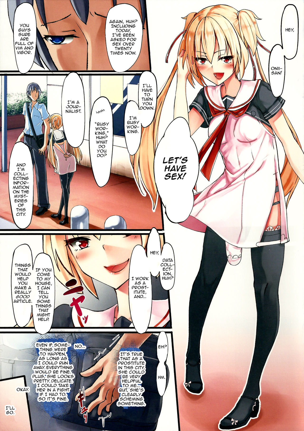 Futanari Fuuzokujou Mei-chan no Kyuujitsu page 3 full