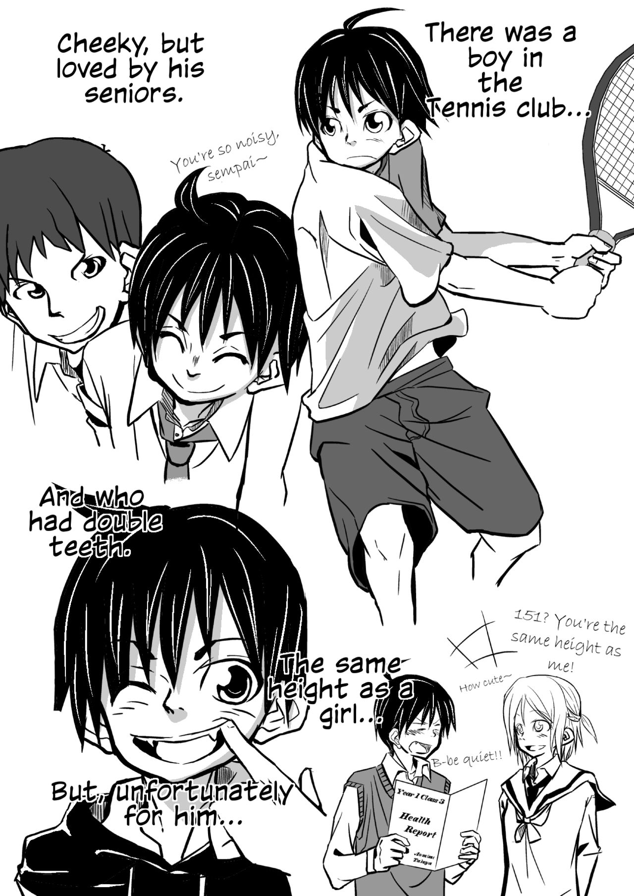 Un ga Warukatta Shounen | A Boy Who Had Bad Luck page 1 full