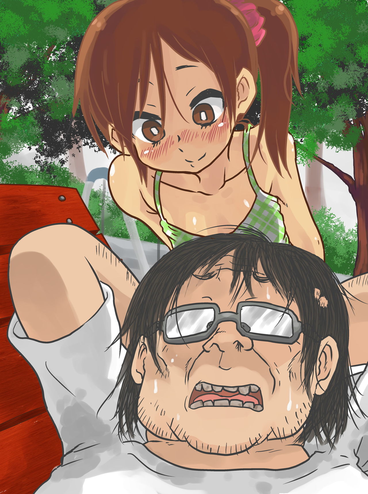 Ubu na Musume ga Kitanai Oji-san no Senyou Nikubenki ni Tettei Choukyou sareteshimatta Ken ni tsuite. page 6 full
