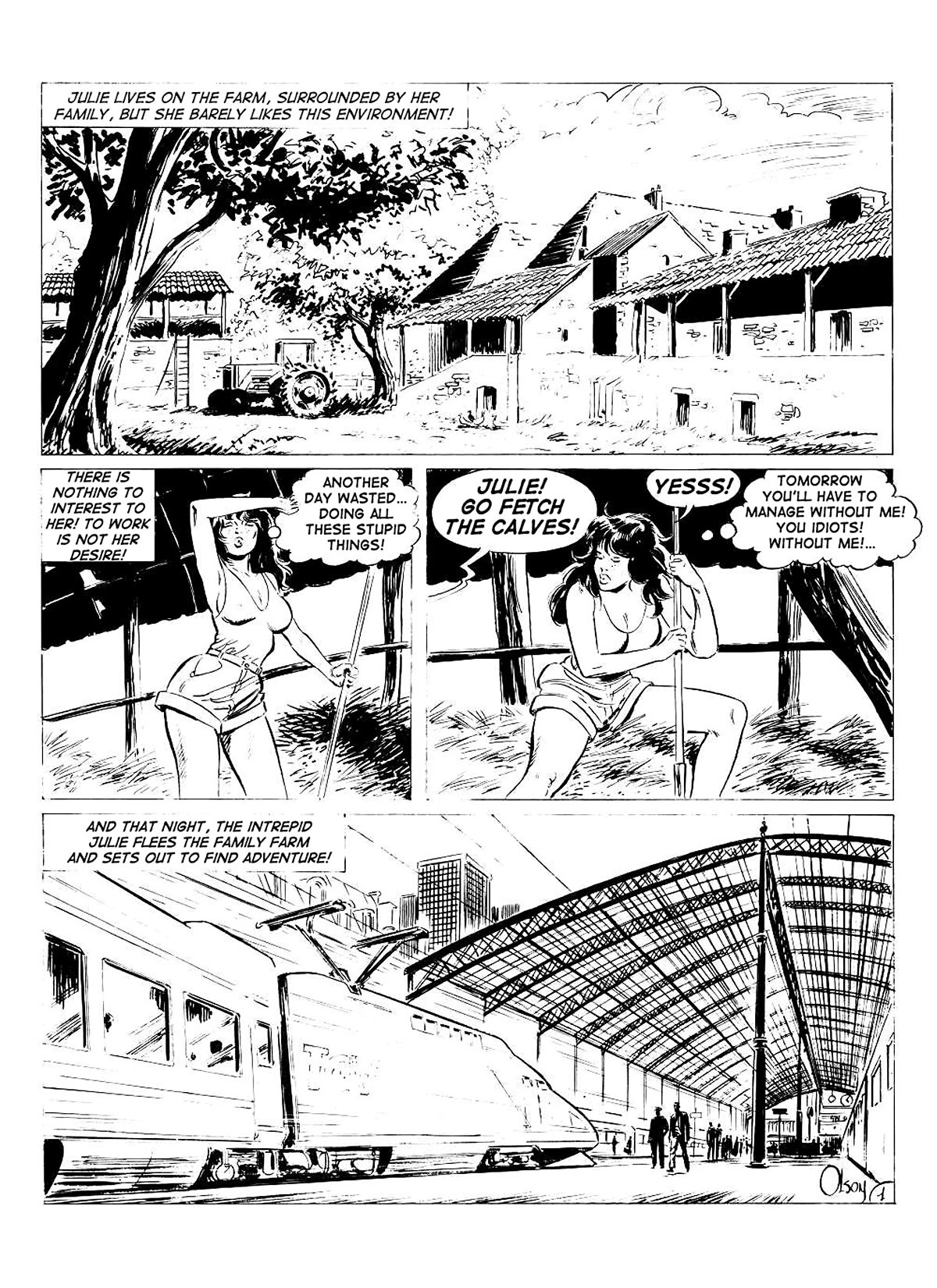 Julie, Initiation page 2 full