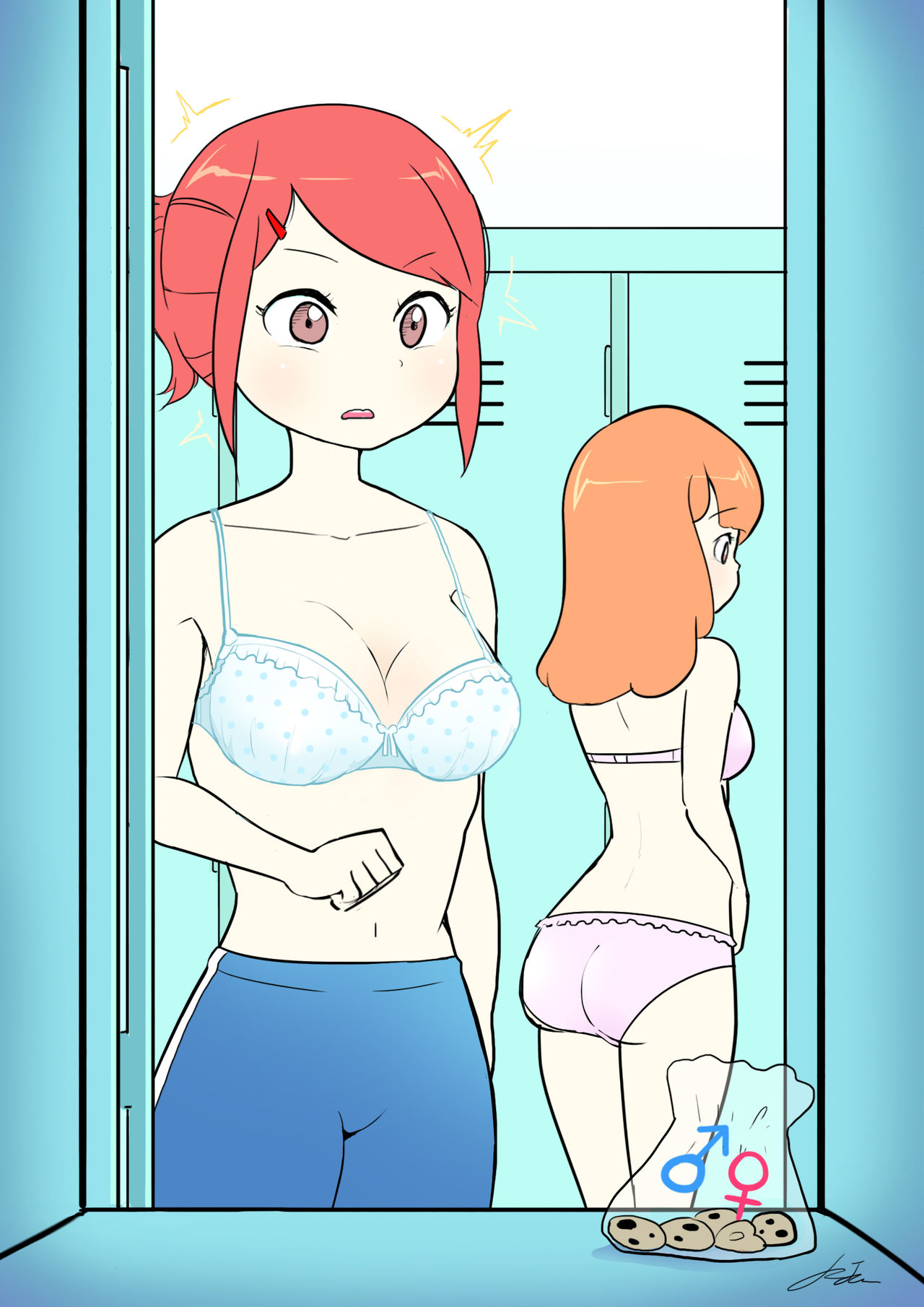 탈의실에서 남성전환 프로젝트 | Male conversion projects in the locker room page 2 full