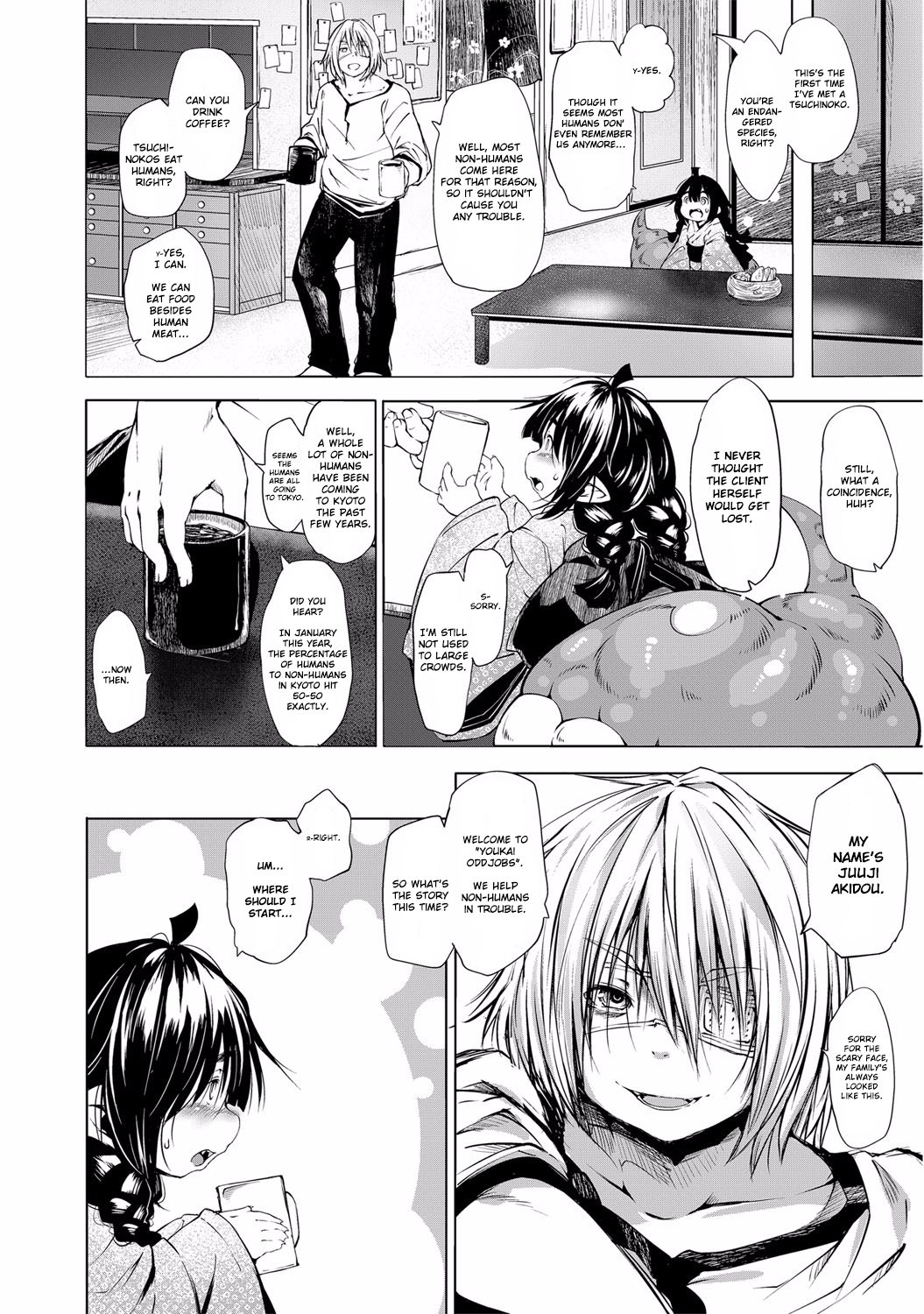 Doitsu mo Koitsu mo Hito de Nashi! Ch. 1 - Tsuchinoko ~Lonesome Diamond~ | You're All Inhuman! Chapter 1: Tsuchinoko -Lonesome Diamond- page 2 full