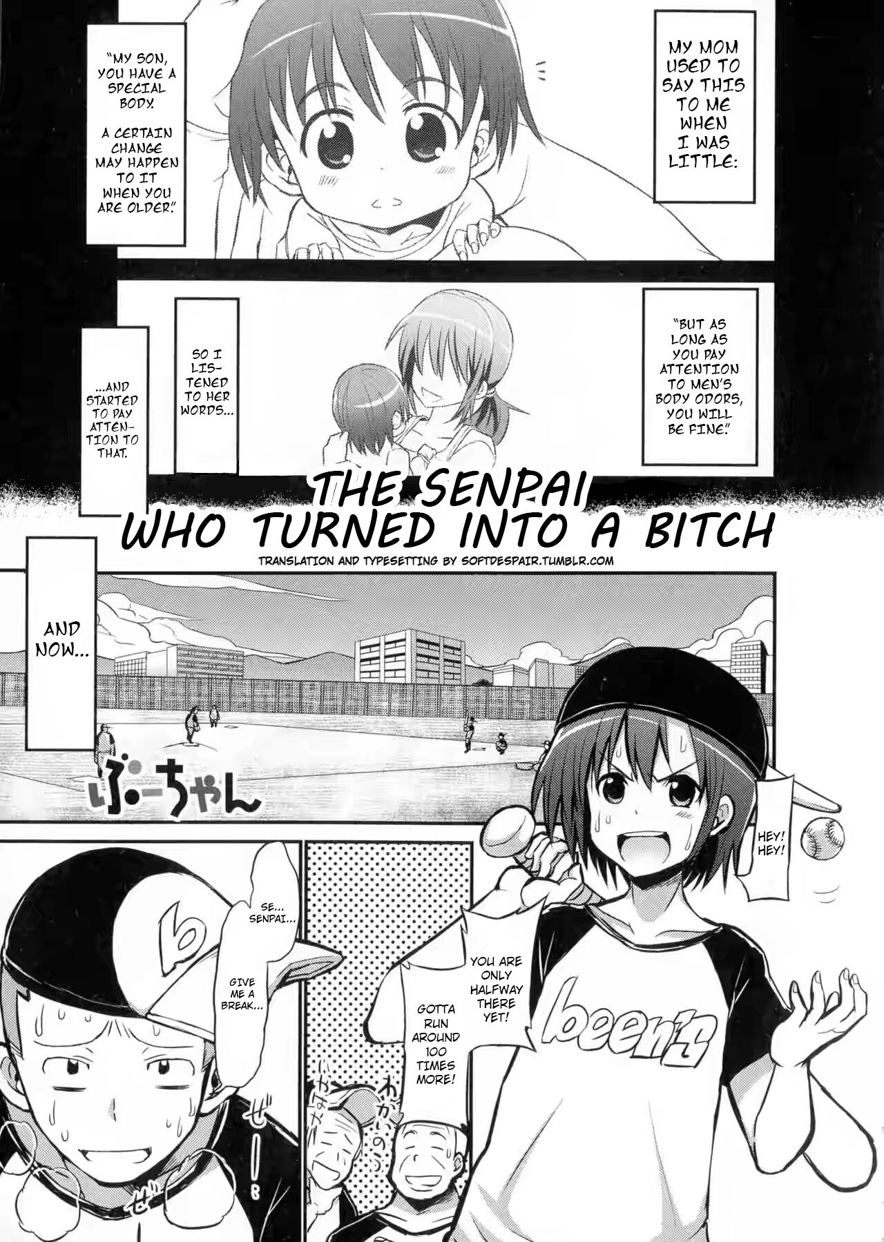 Bitch-ka Shita Senpai | The Senpai who turned into a bitch page 1 full
