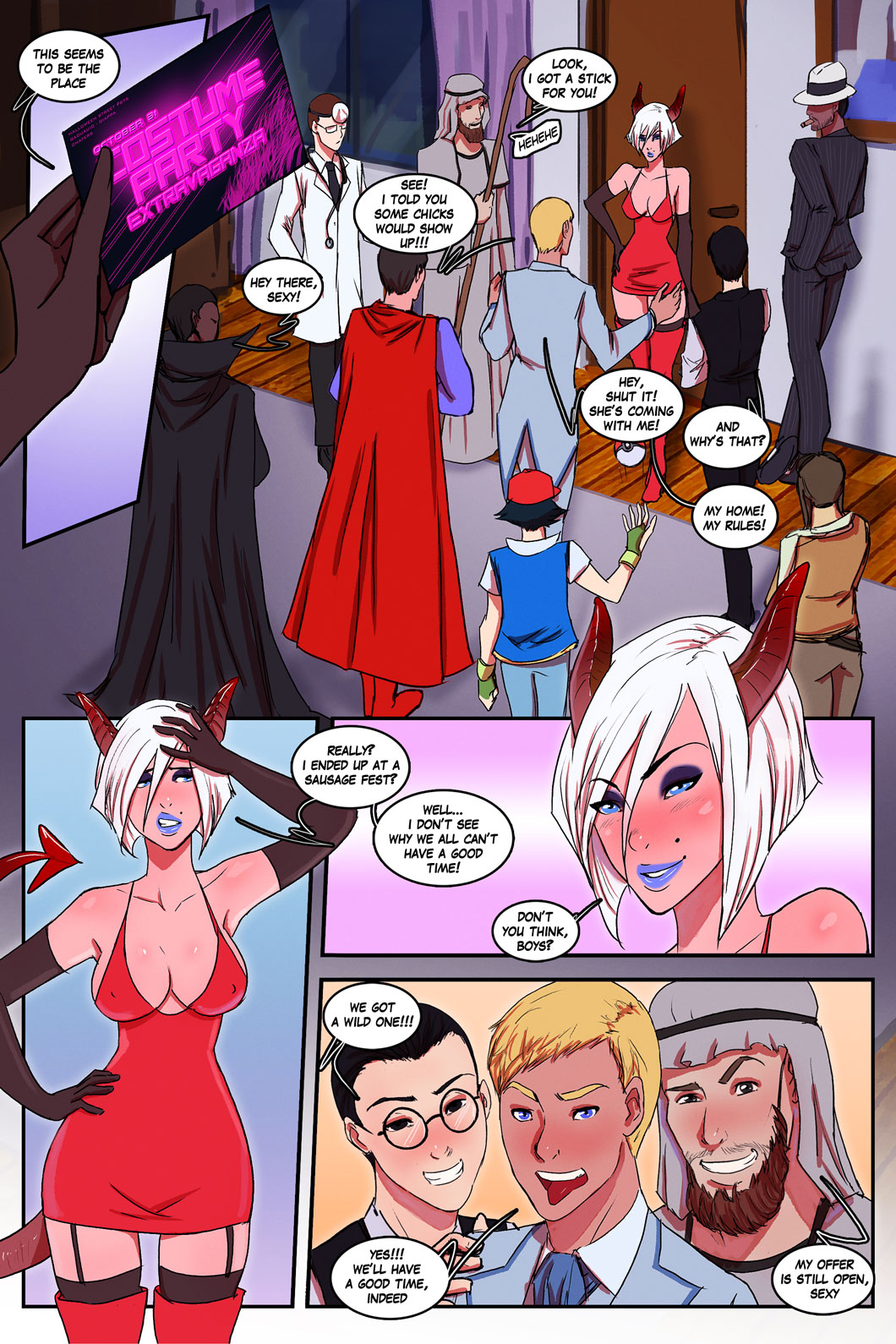 Costume Party page 1 full