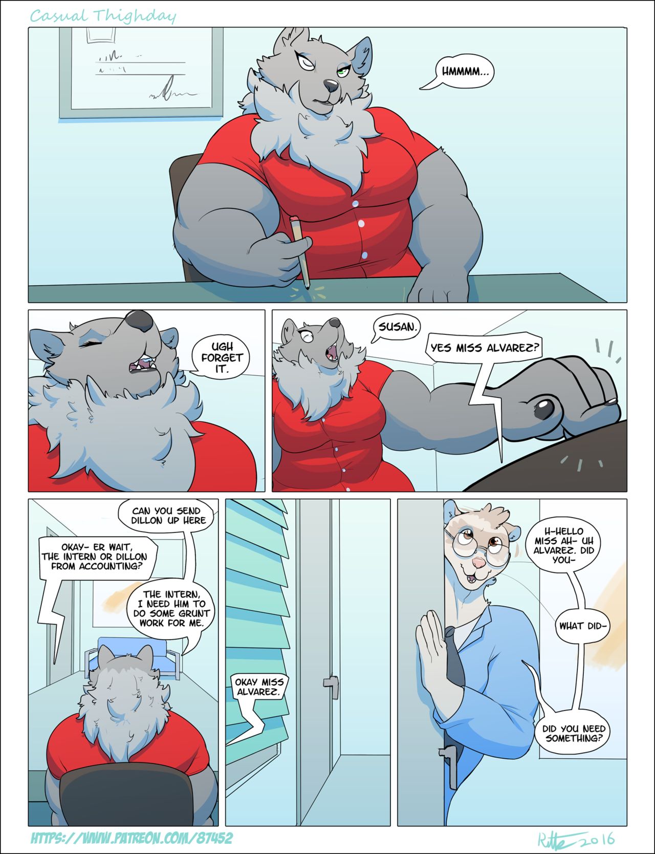 Casual Thighday page 1 full