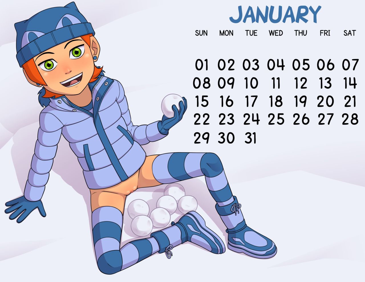 Loli Club Calendar 2017 page 2 full