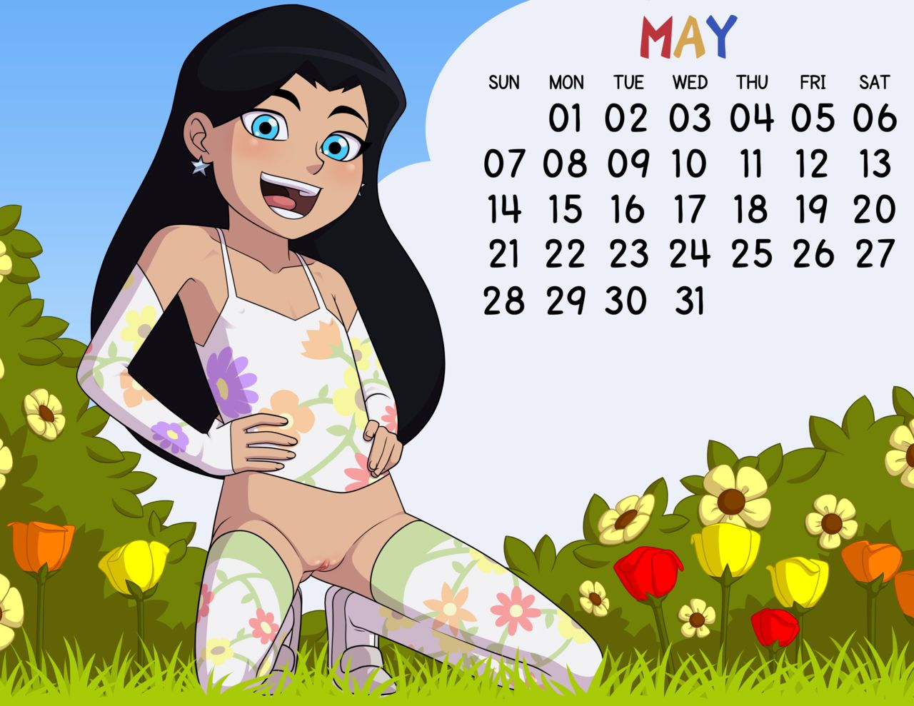Loli Club Calendar 2017 page 6 full