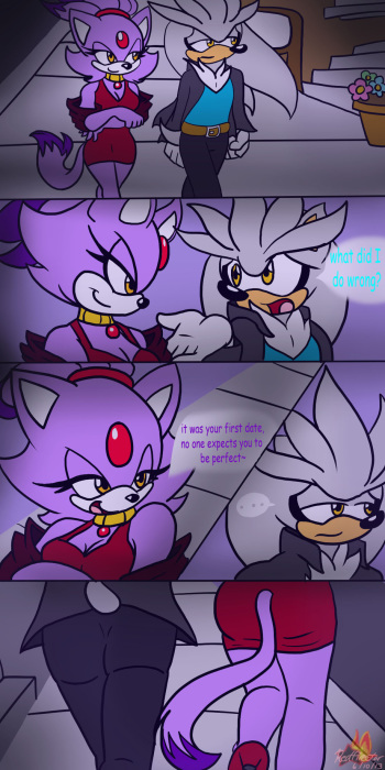 Blaze The Cat Porn Comic - Silvaze - IMHentai