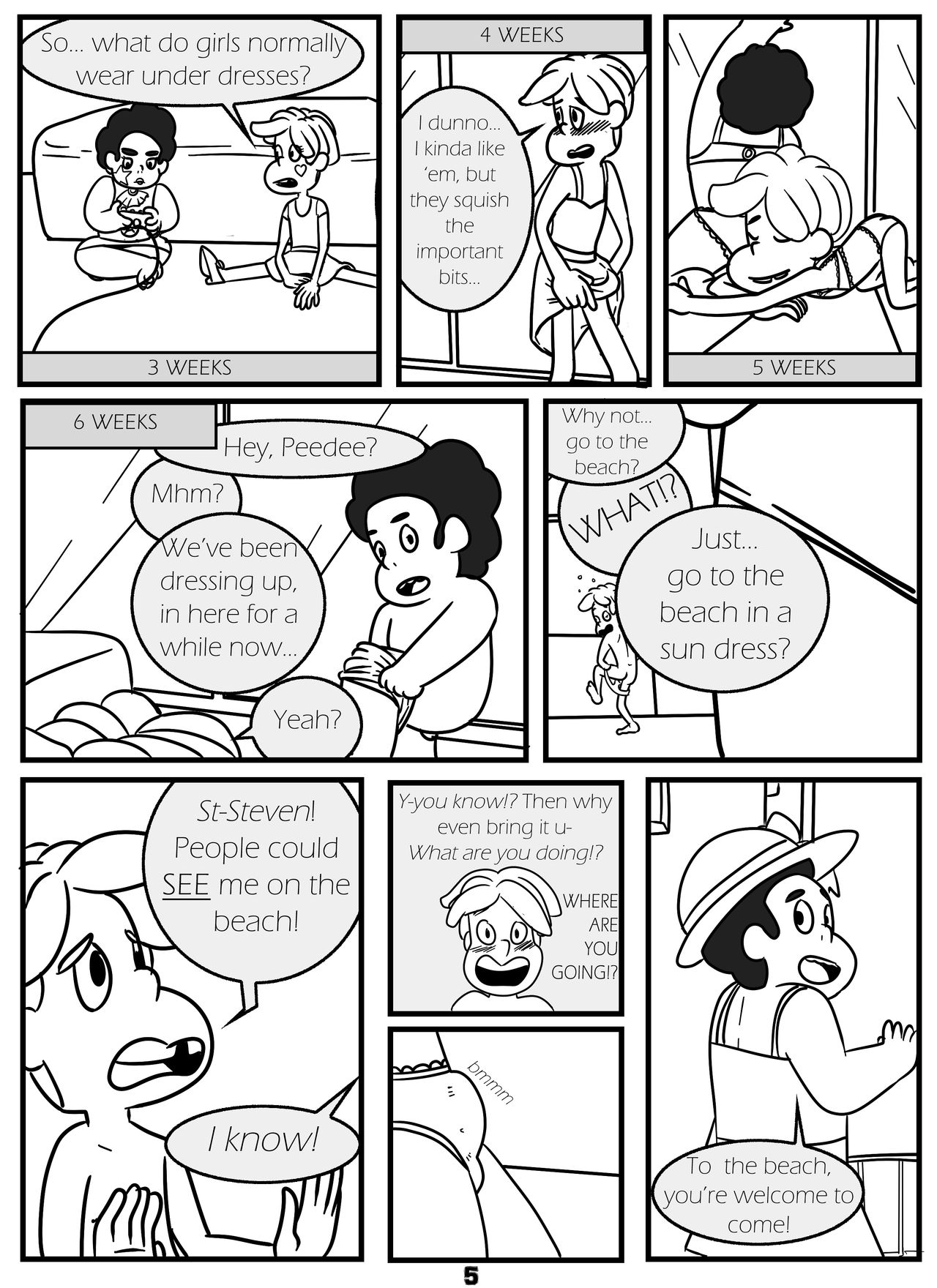 Peedee's Crossdressing Adventure page 6 full