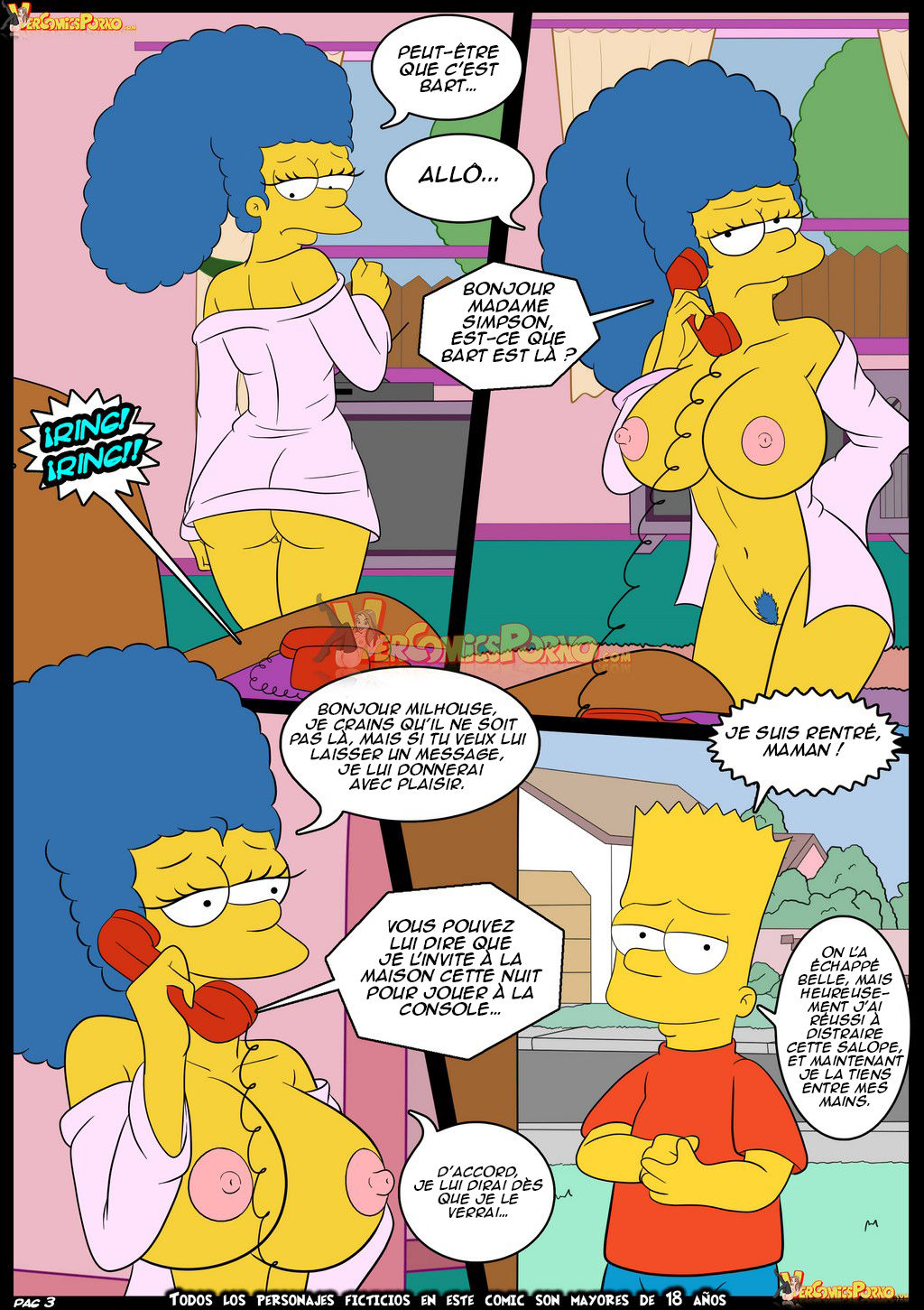 Los Simpsons Viejas Costumbres 6 Aprendiendo con mamà page 4 full