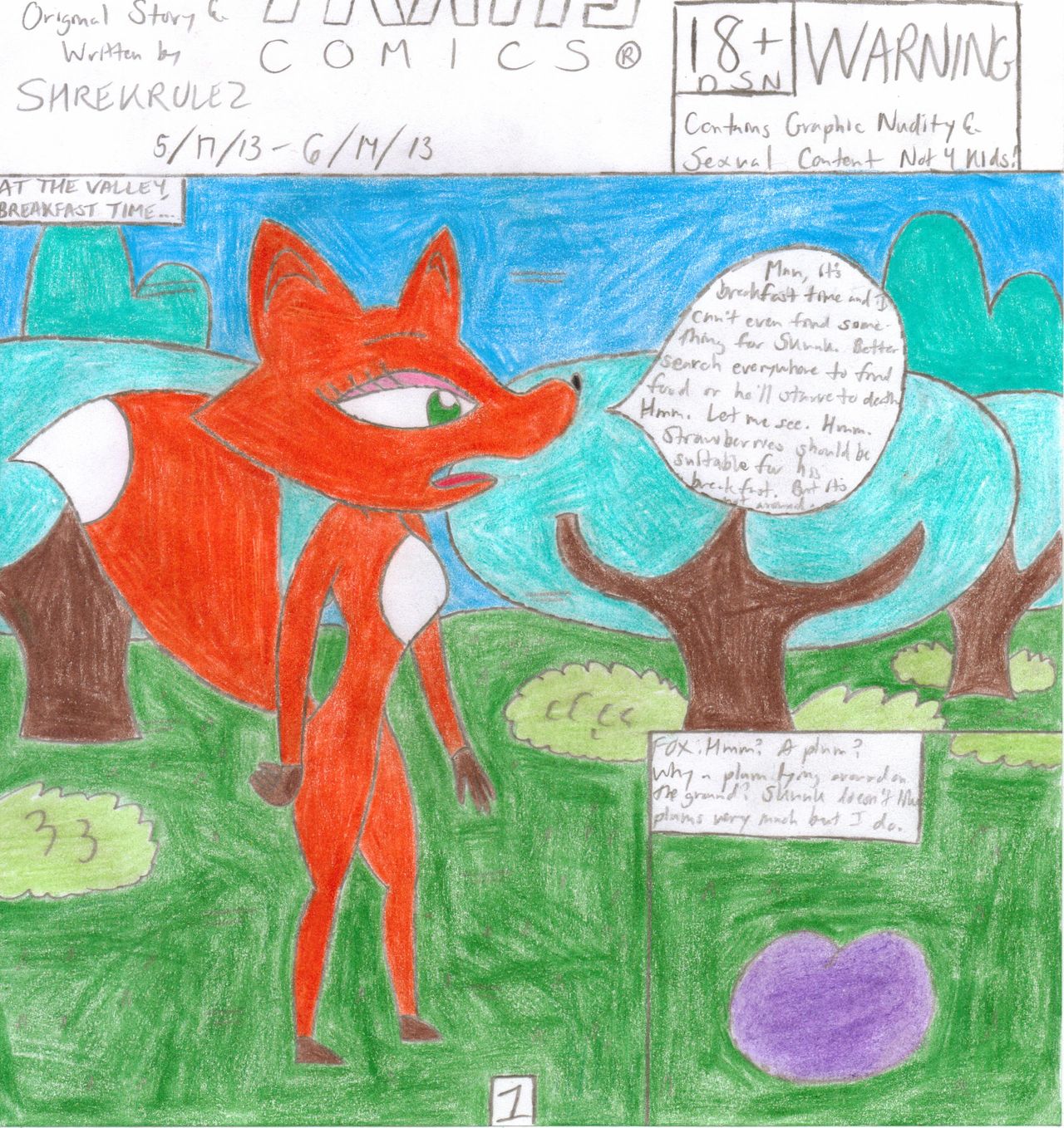 TRANS COMICS Fox's Bigger Problem page 1 full