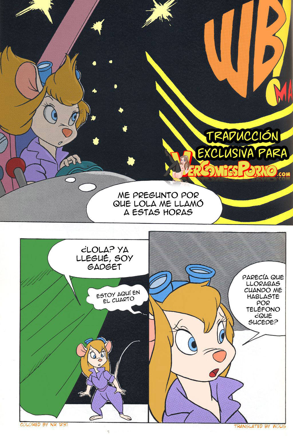 Gadget Hackwrench X Lola Bunny page 1 full