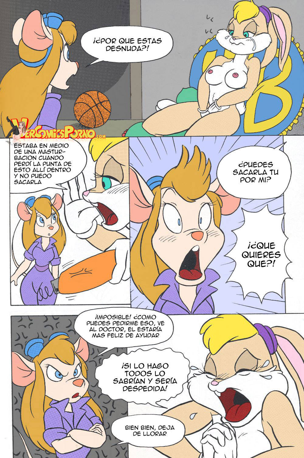 Gadget Hackwrench X Lola Bunny page 2 full