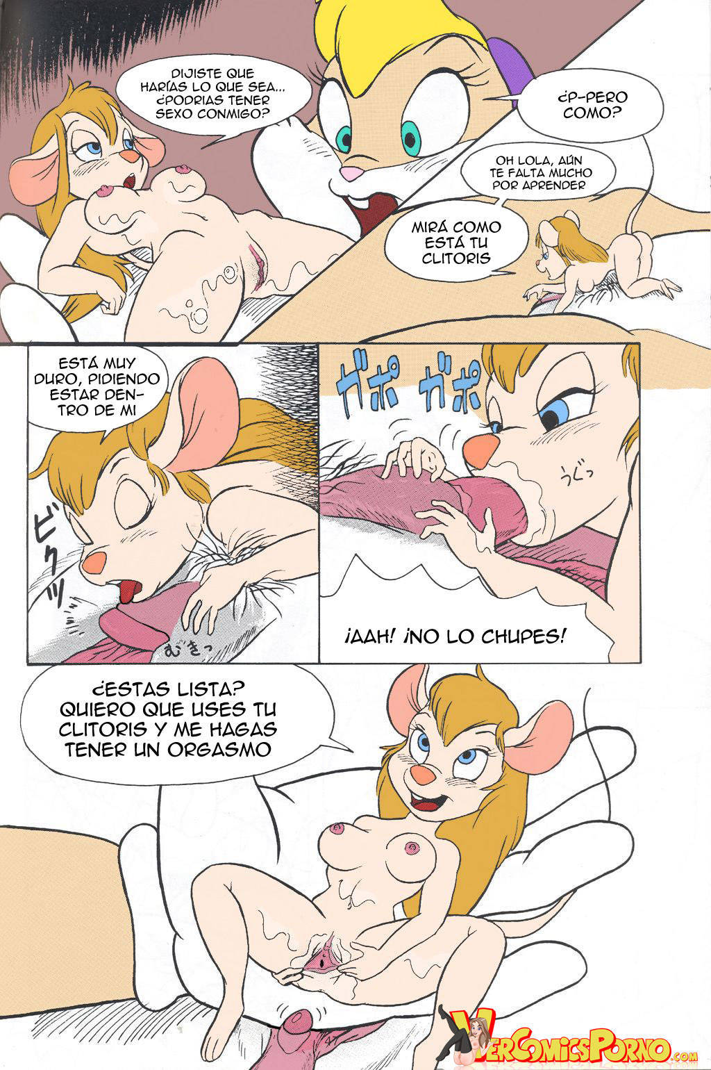 Gadget Hackwrench X Lola Bunny page 8 full