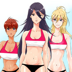 Beach Volleyball Girls Ch.1-5 page 1 full