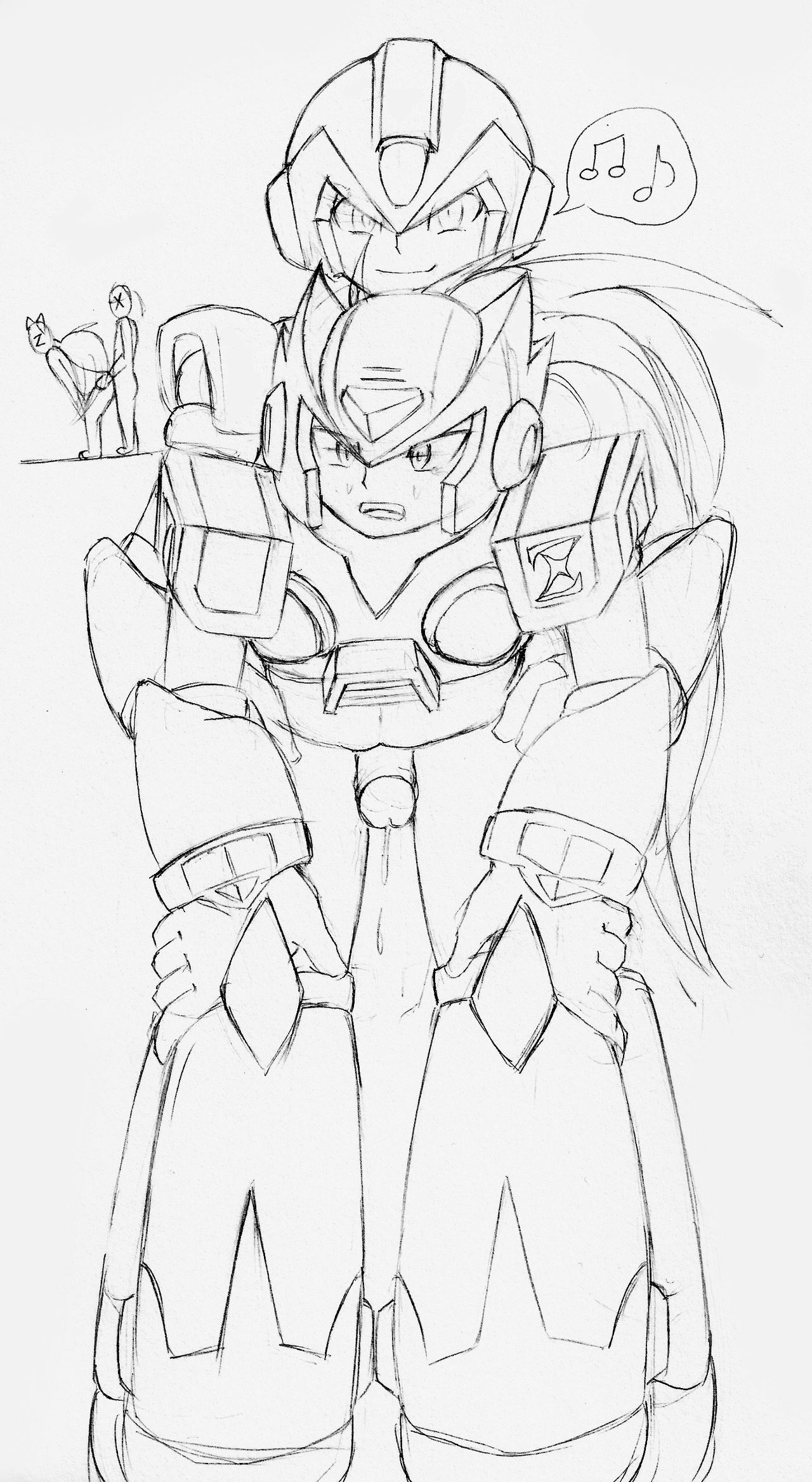 My Megaman Yaoi drawing page 7 full