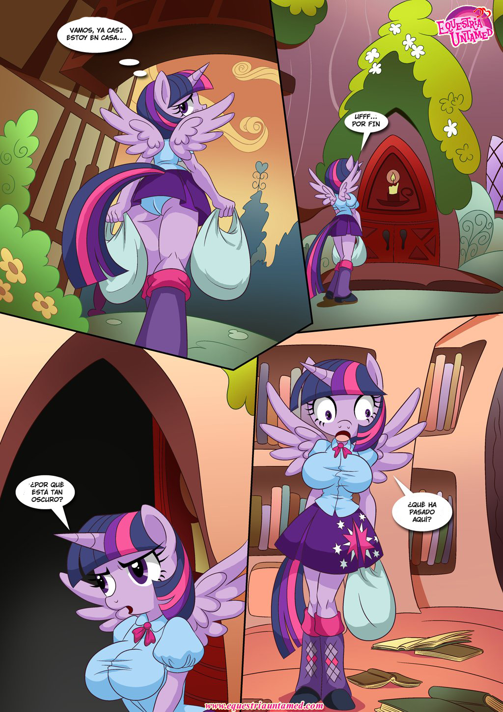 Sex Ed with Miss Twilight Sparkle | Educación Sexual Con La Señorita  Twilight Sparkle - Page 3 - IMHentai