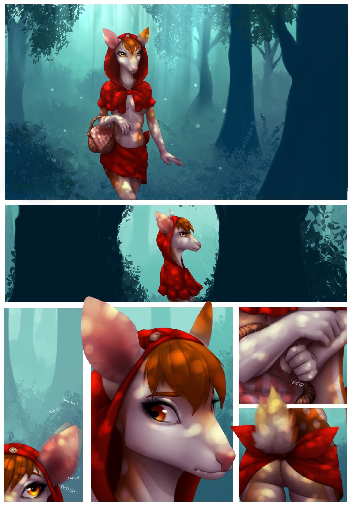 Little Red Riding Deer page 1 full