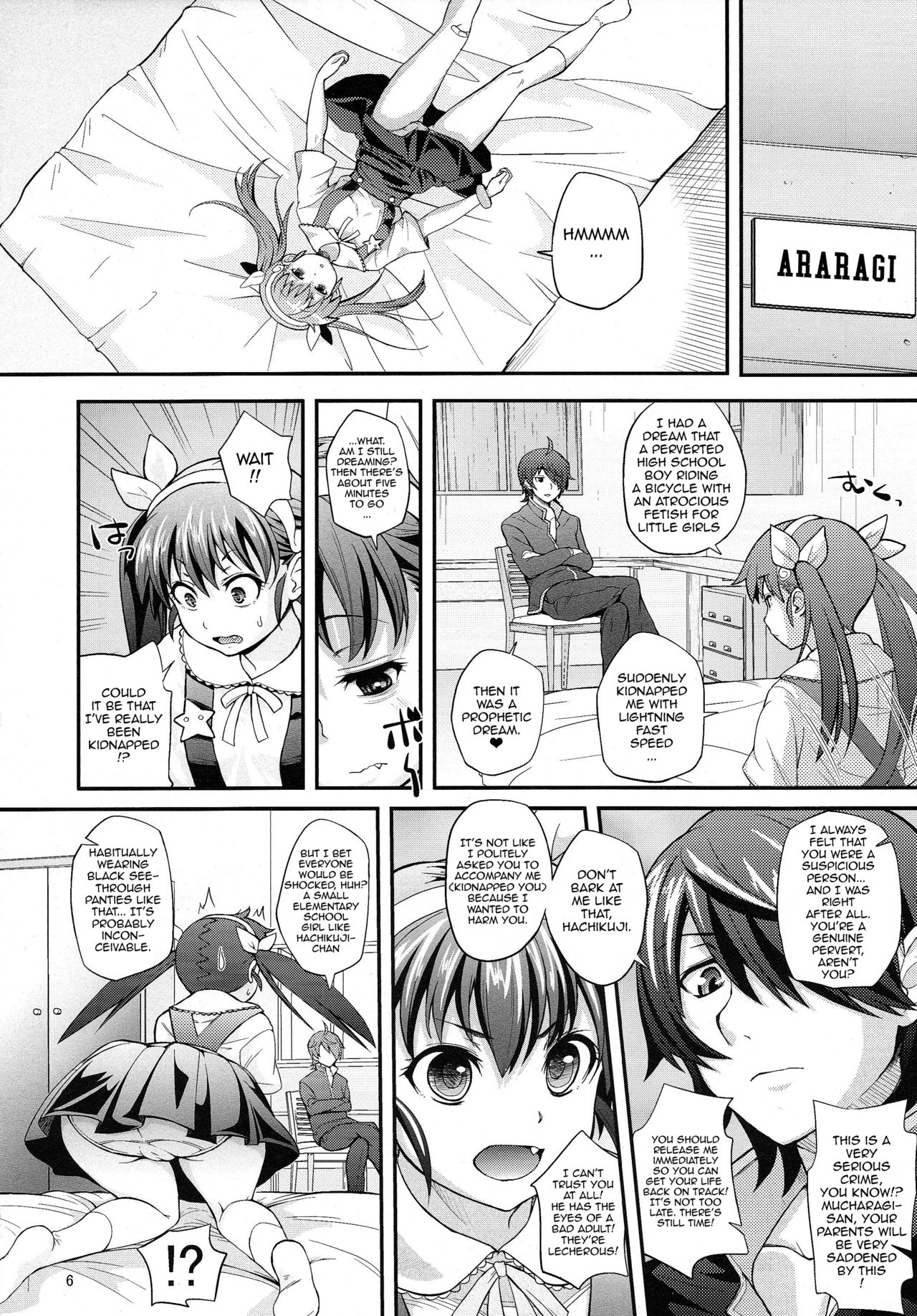 Pachimonogatari Part 2: Mayoi Loli Hari Body!! page 5 full