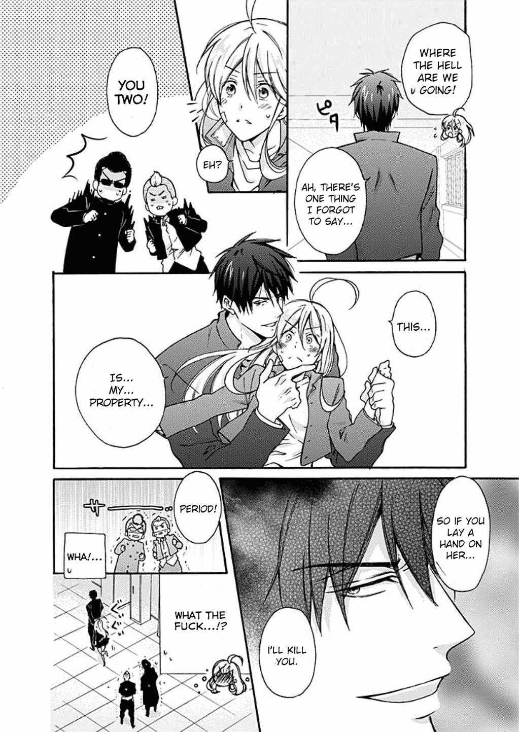 Nyotaika Yankee Gakuen ☆ Ore no Hajimete, Nerawaretemasu. 2 | Genderbender Yankee School ☆ They're Trying to Take My First Time. 2 page 9 full