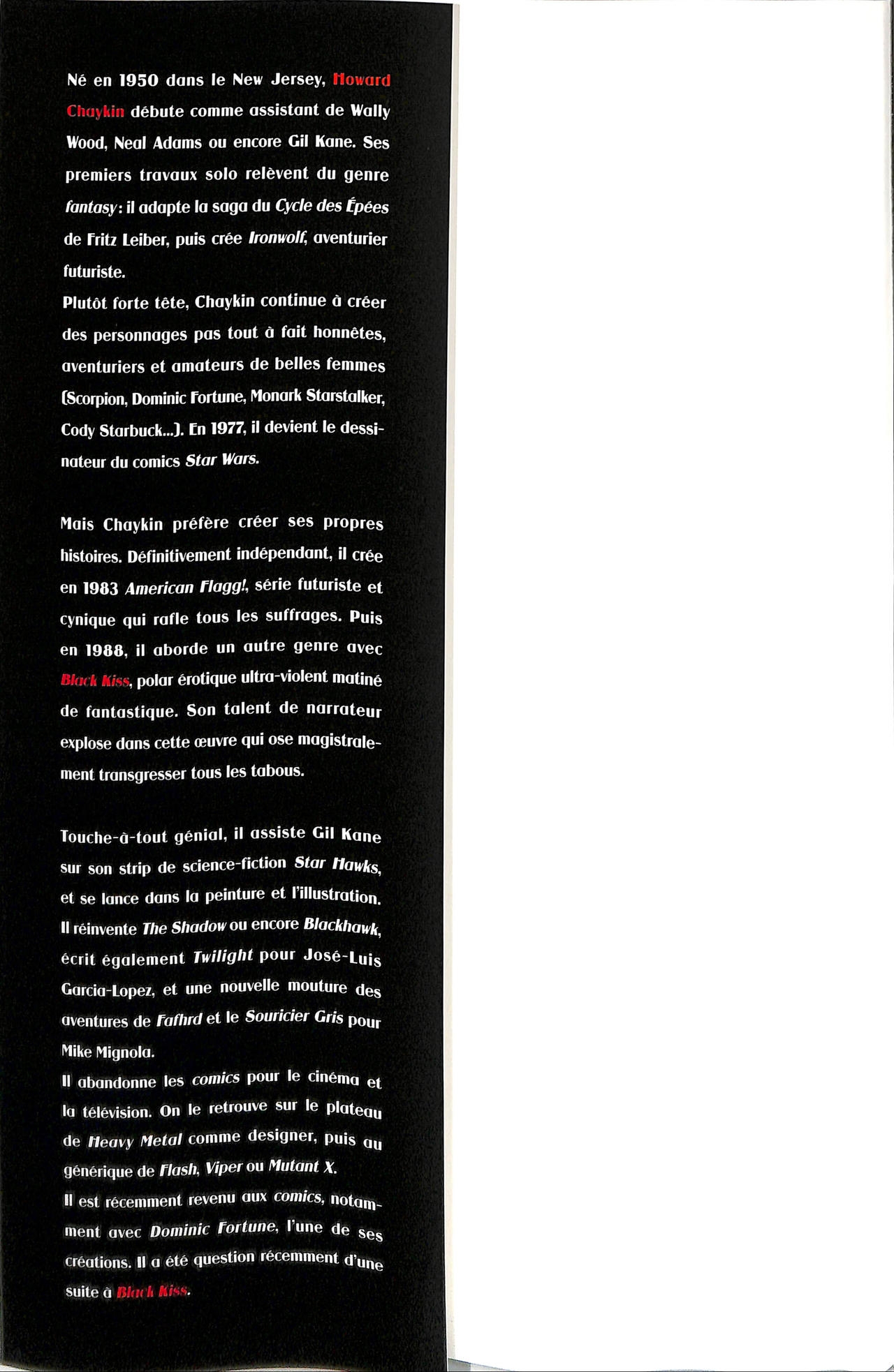 Black Kiss page 2 full
