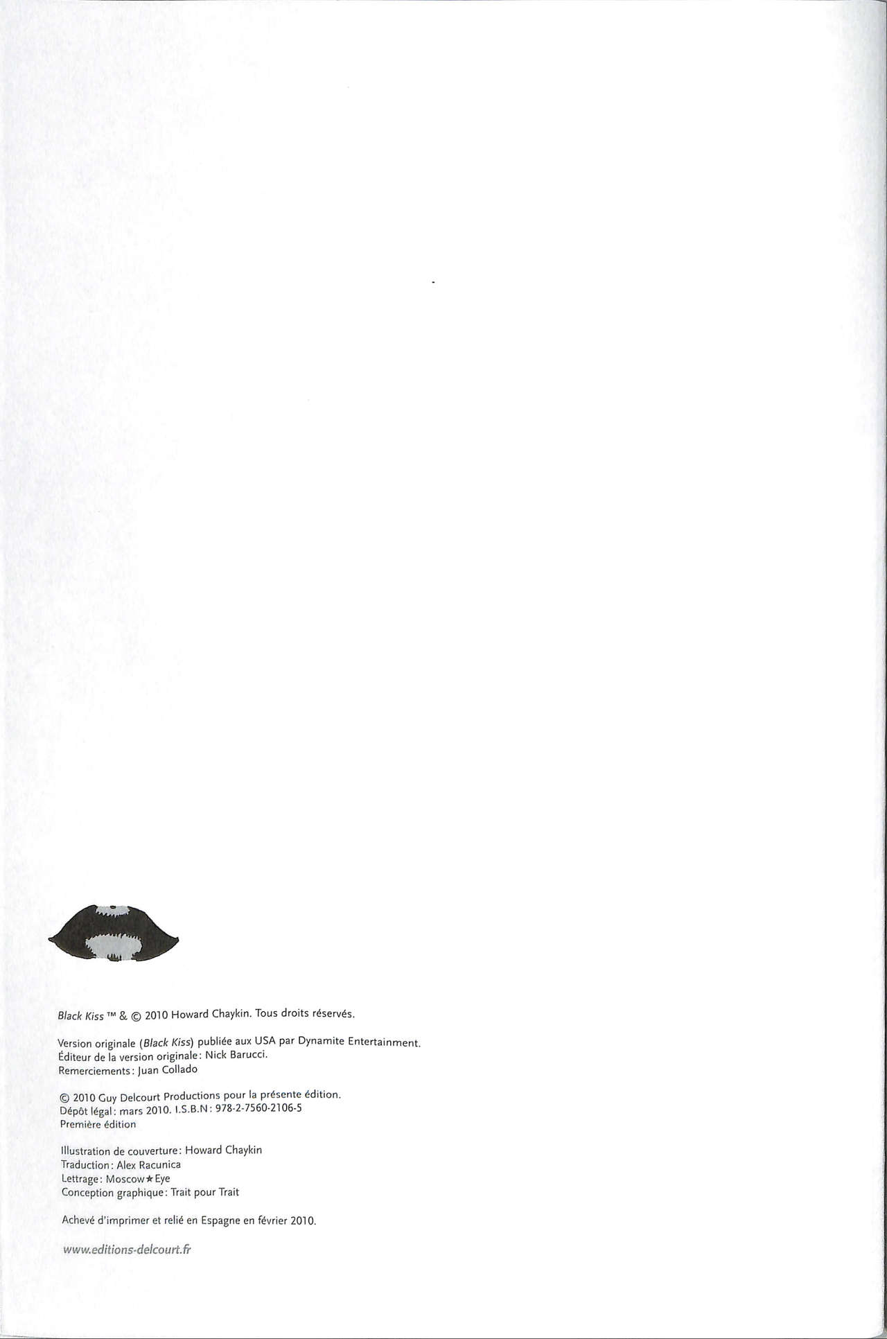 Black Kiss page 5 full