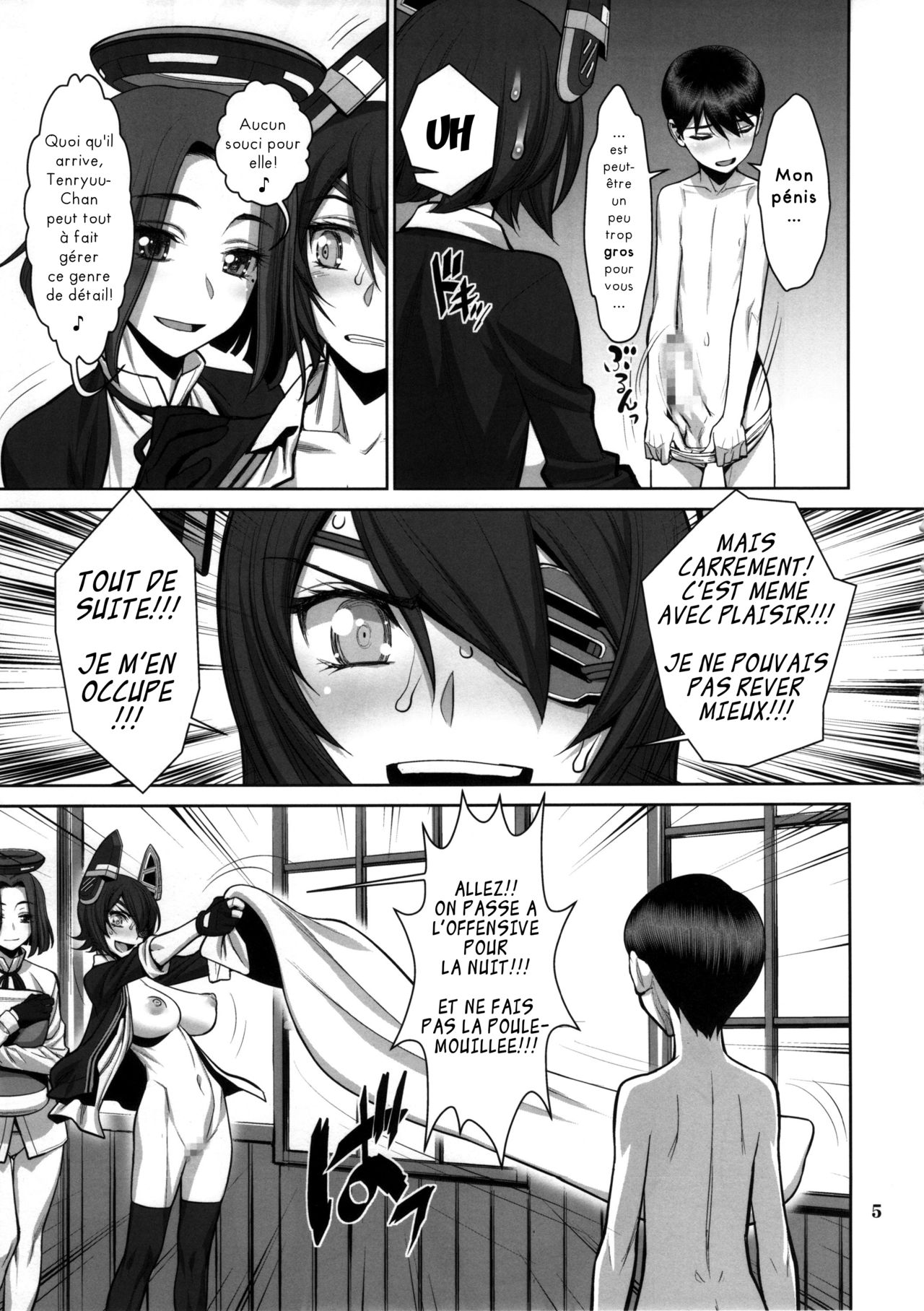 ONTFK | ONTFK - Mon nom est Tenryuu! Fufufu... As-tu peur? page 4 full