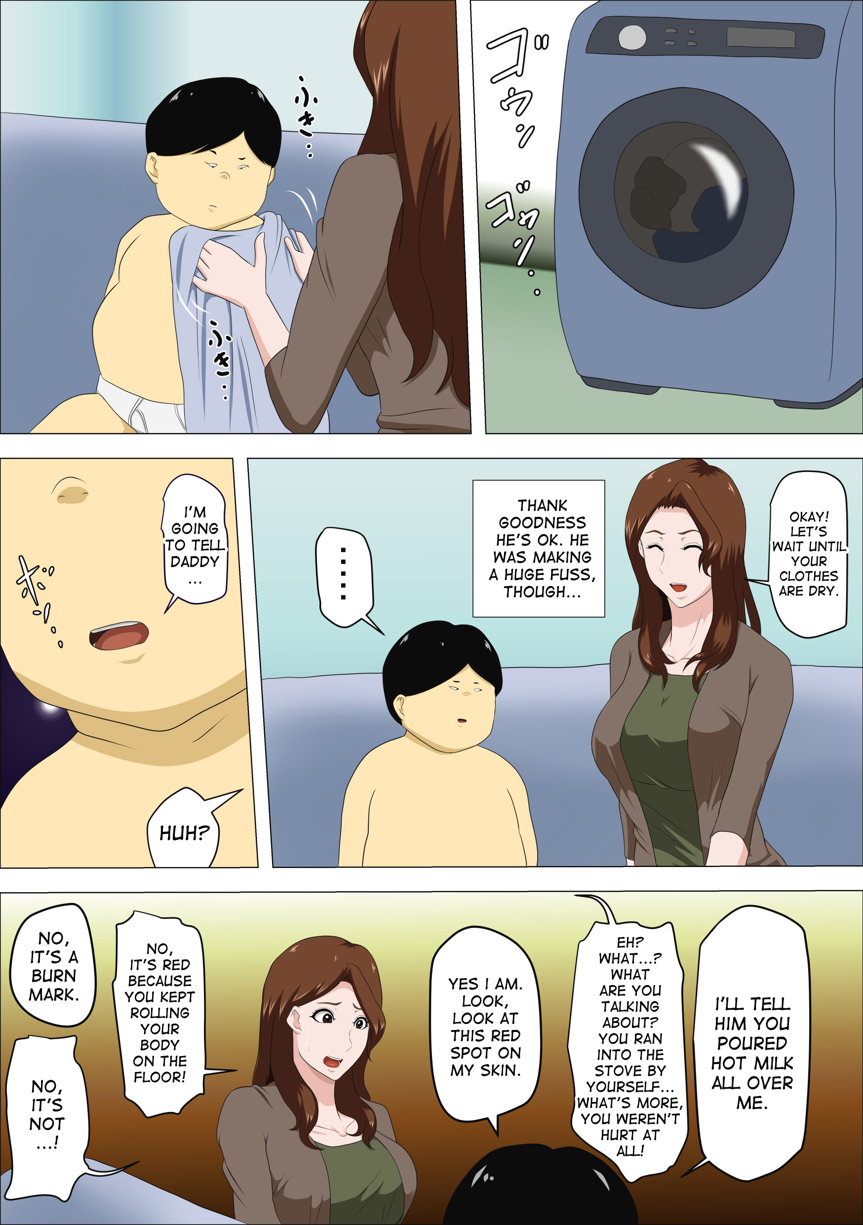 Shachou no Musuko o Azukattara Bonyuu o Suwareta Bakari ka..  | I Nannied The Boss's Son And All He Did Was Suck My Tits page 10 full