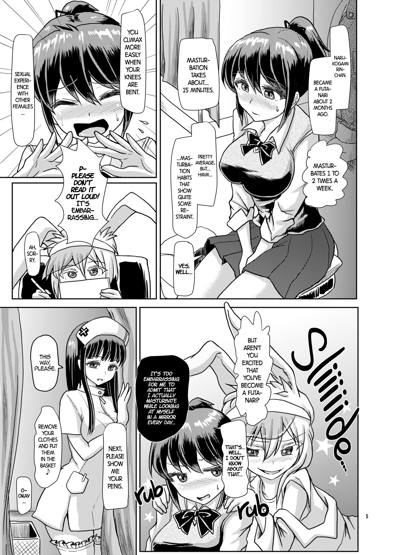 Futanarikko Shintai Kensa |  Futanari Check-Up page 5 full