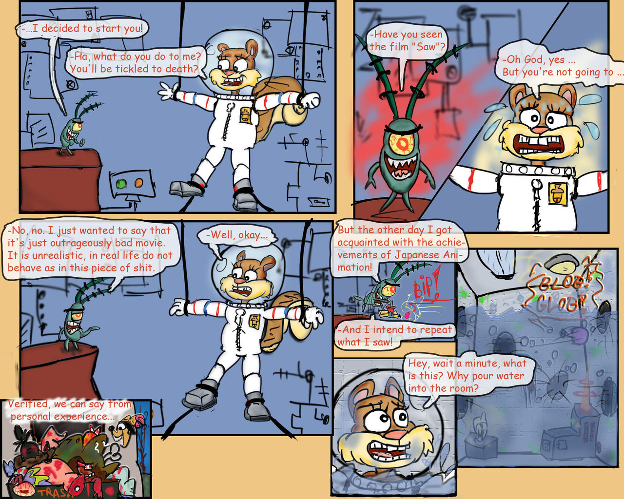 Sandy Cheeks fucked Plankton page 3 full