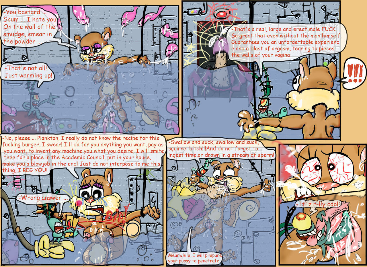 Sandy Cheeks fucked Plankton page 6 full