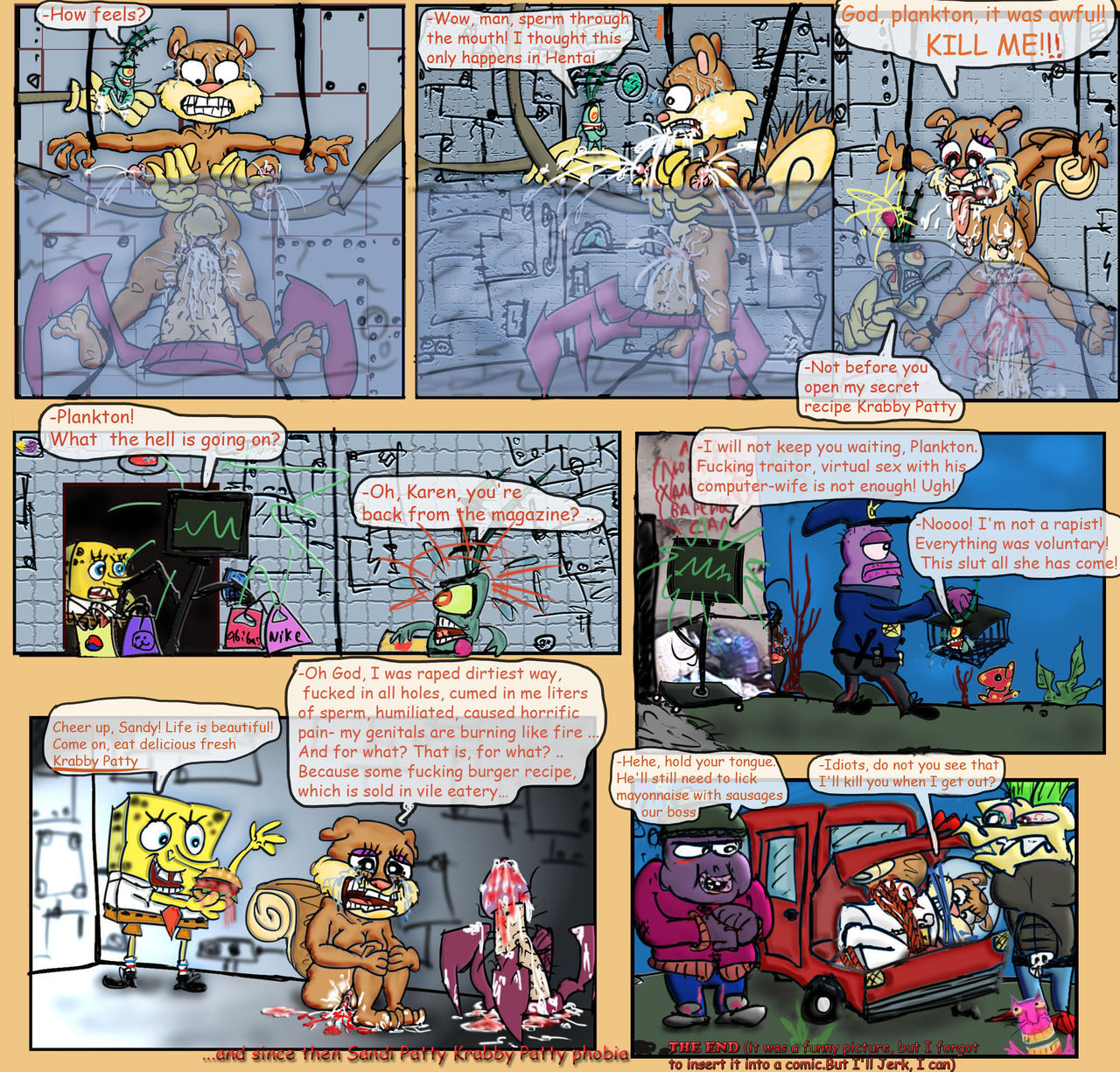 Sandy Cheeks fucked Plankton - Page 7 - IMHentai