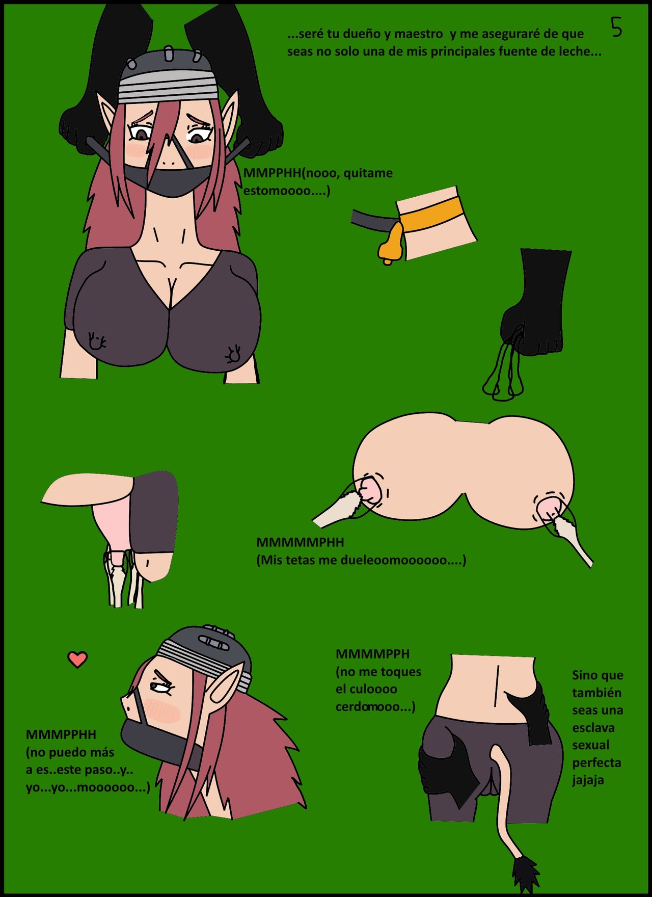 Cow girls transformation and gagged page 5 full