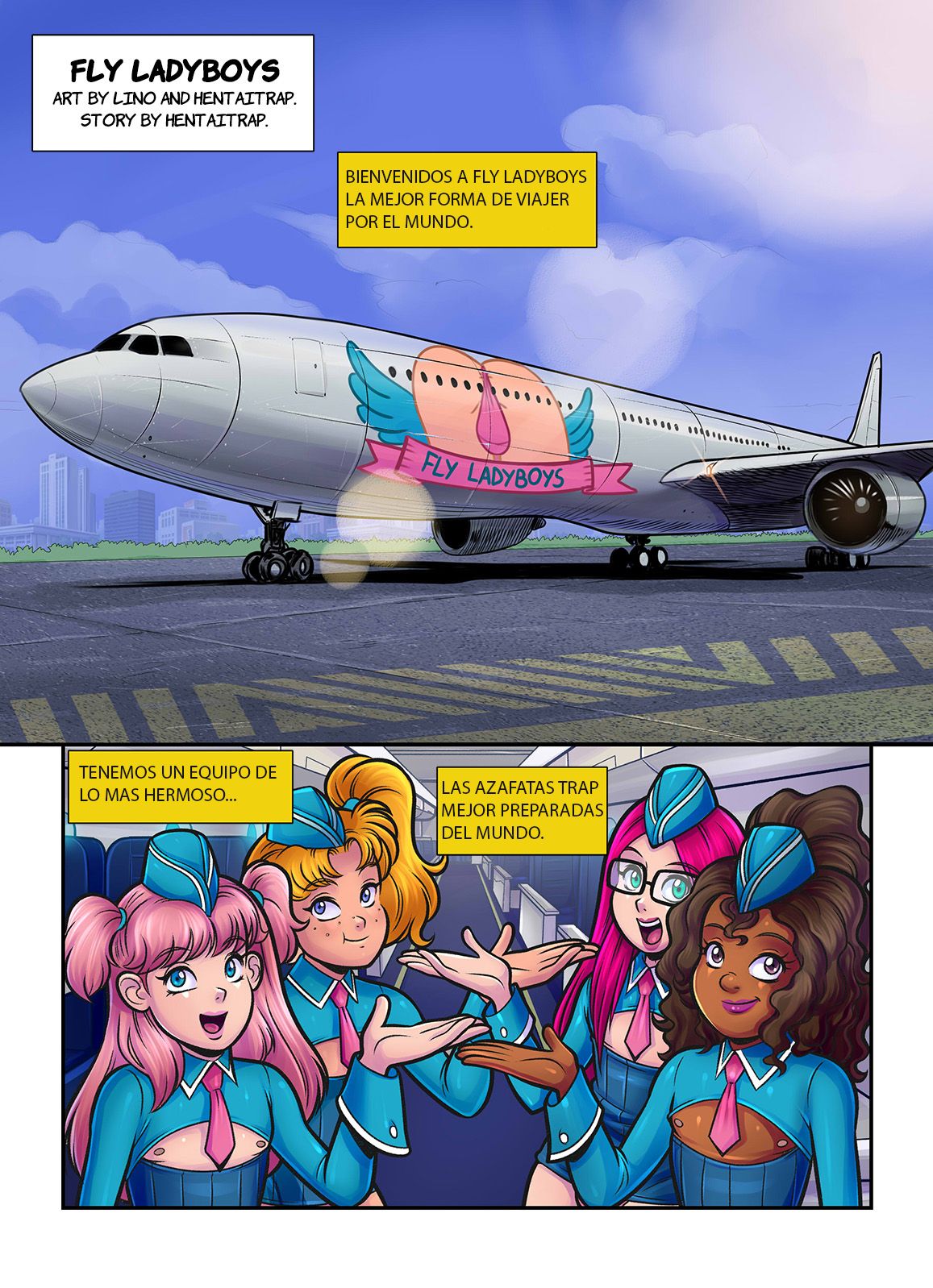 Tekuho - Fly Ladyboys page 1 full
