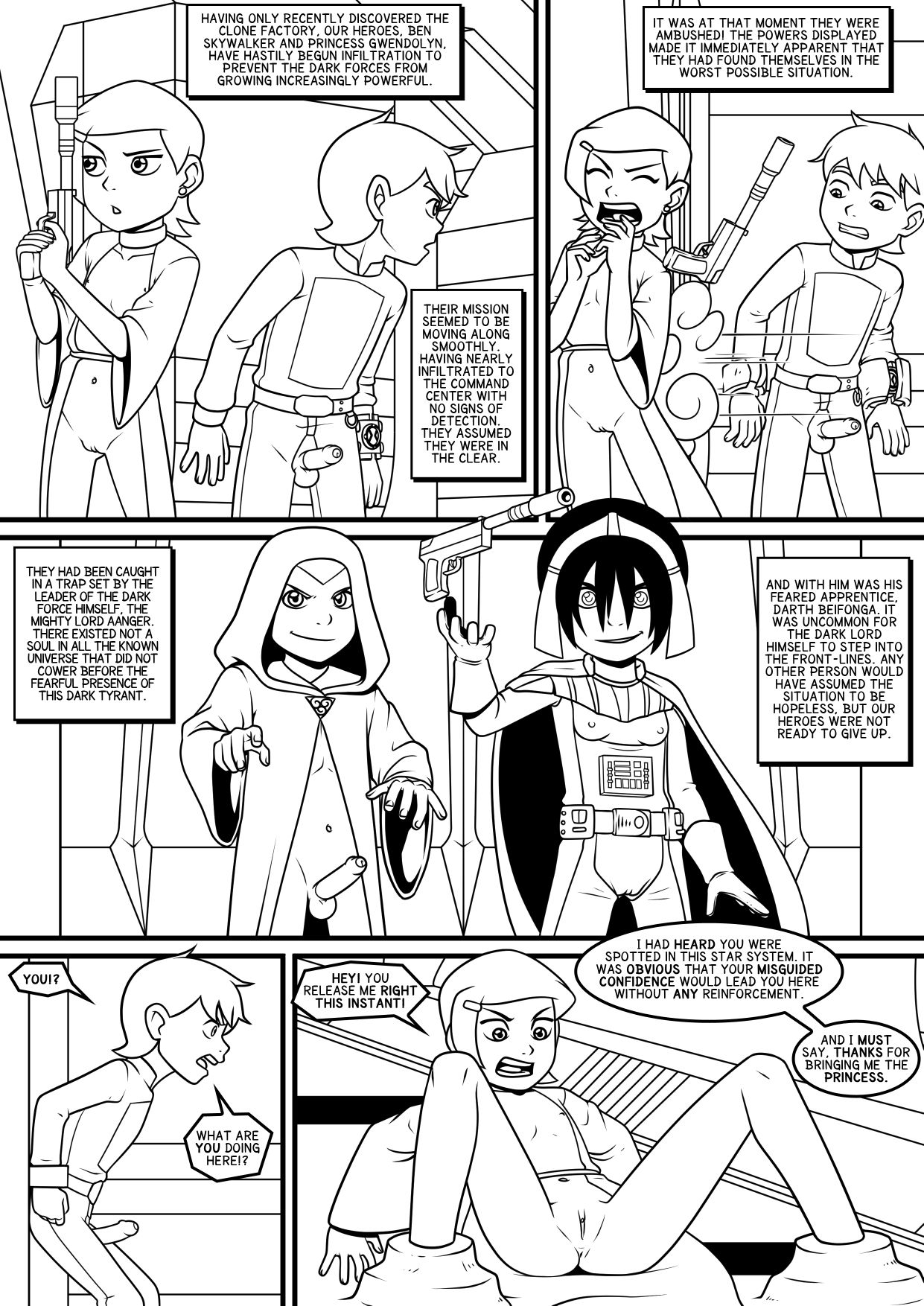 Loli Club Star Wars -lines page 1 full