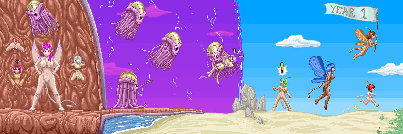 Fairies vs Tentacles Bonus Art Year 1 page 1 full
