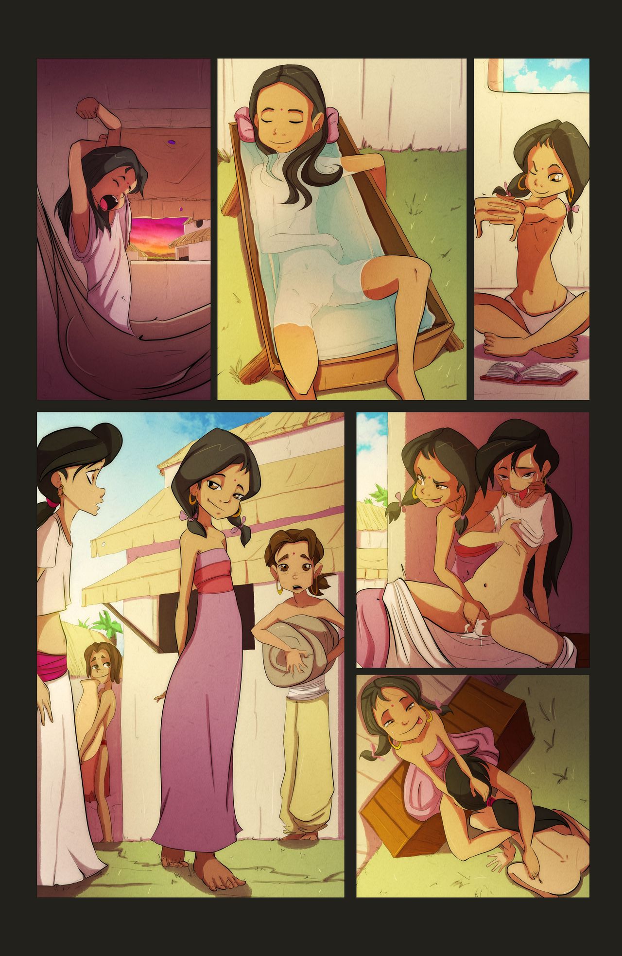 Shanti and Kaa minicomix page 10 full