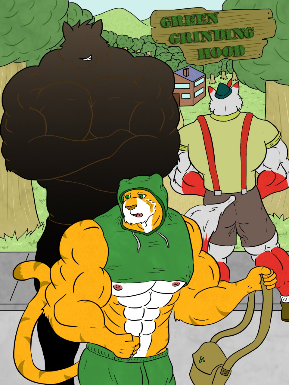 Green grinding hood page 1 full