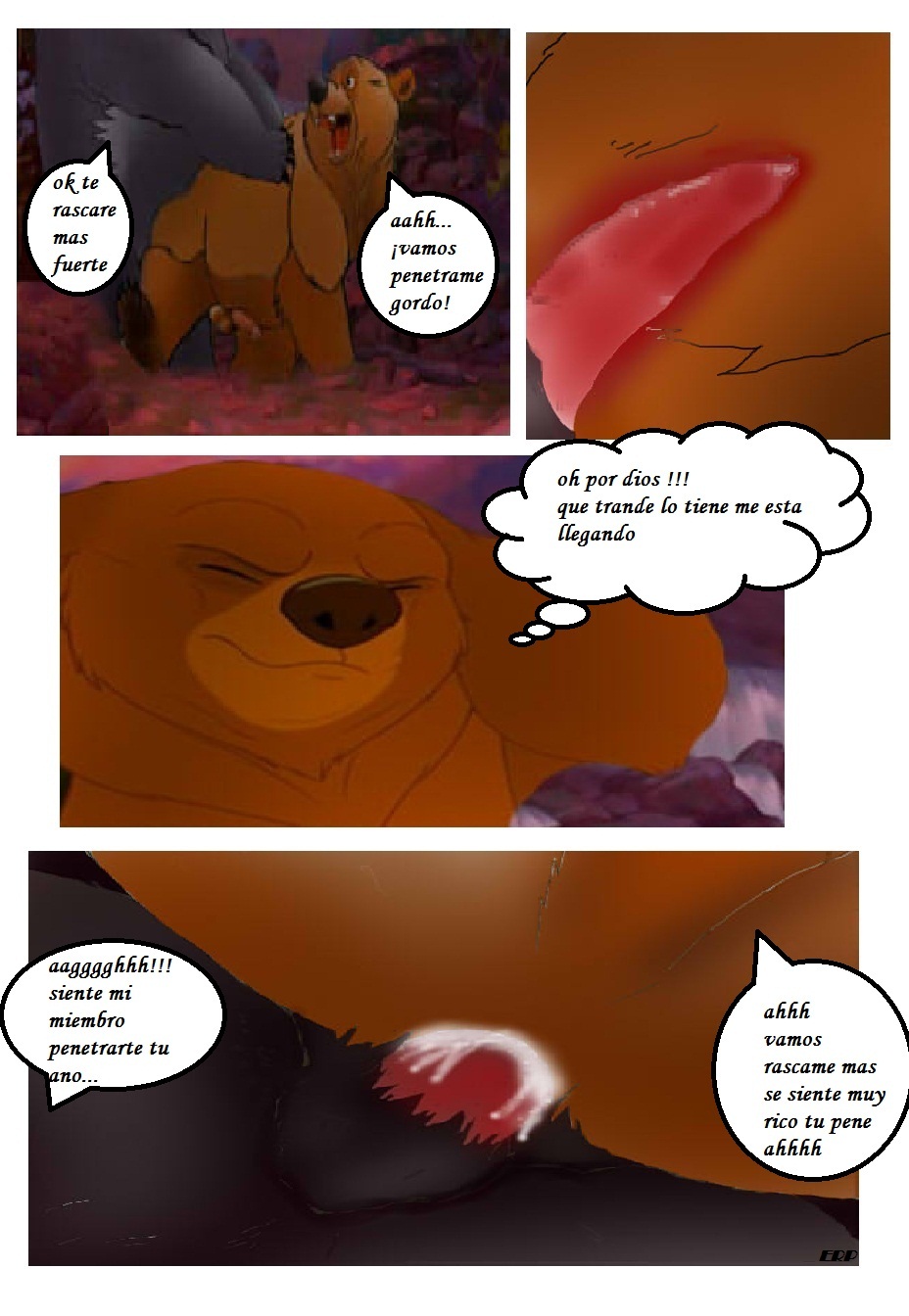 Brother Bear, Kenai x Tug - Page 5 - IMHentai